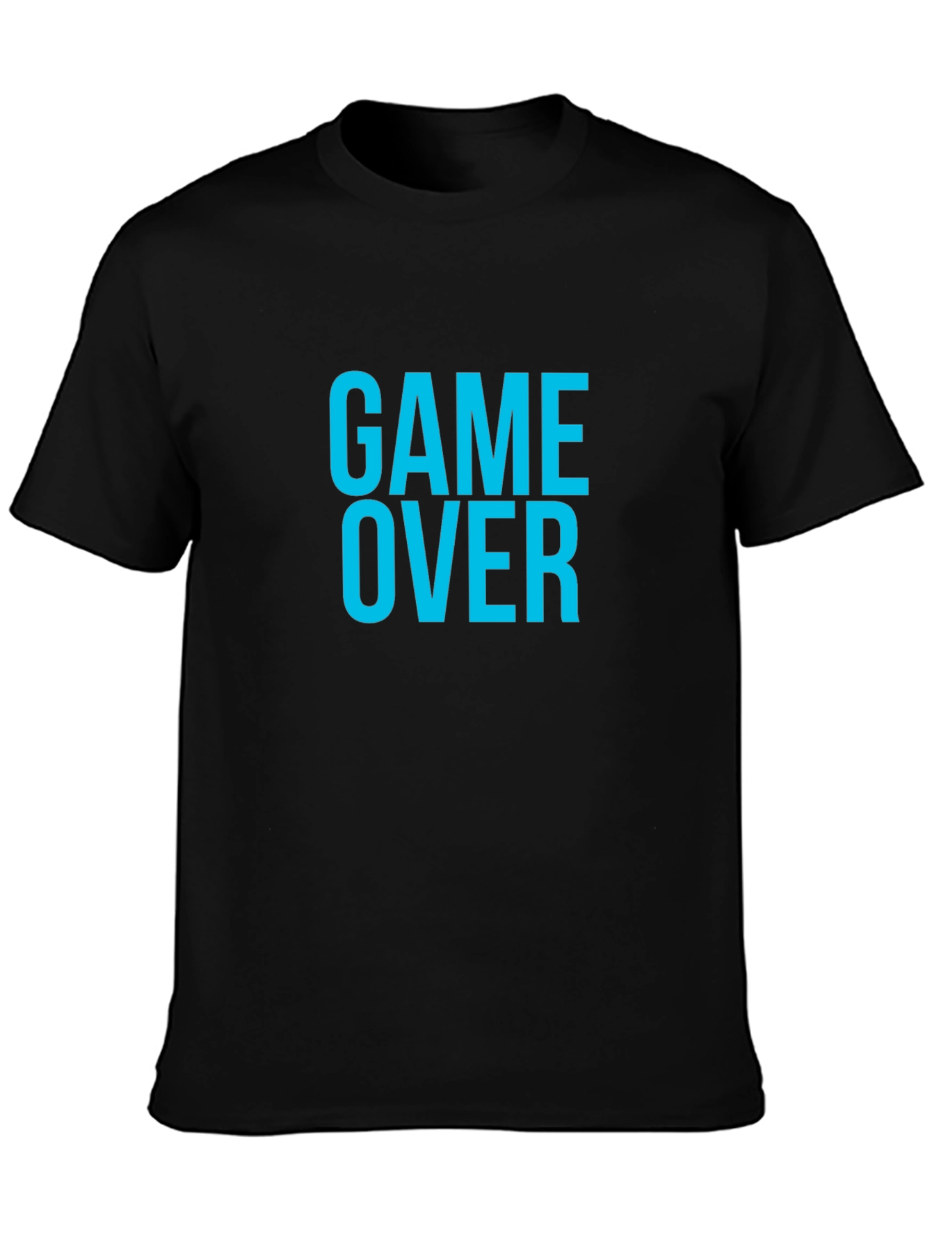 Game Over T-Shirt - Black Graphic Tee