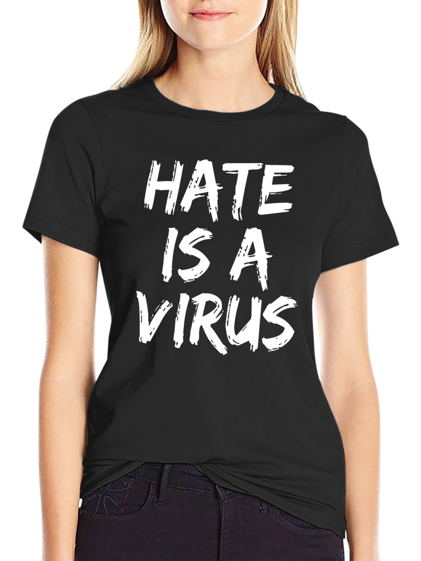 Hate is a Virus Graphic T-Shirt
