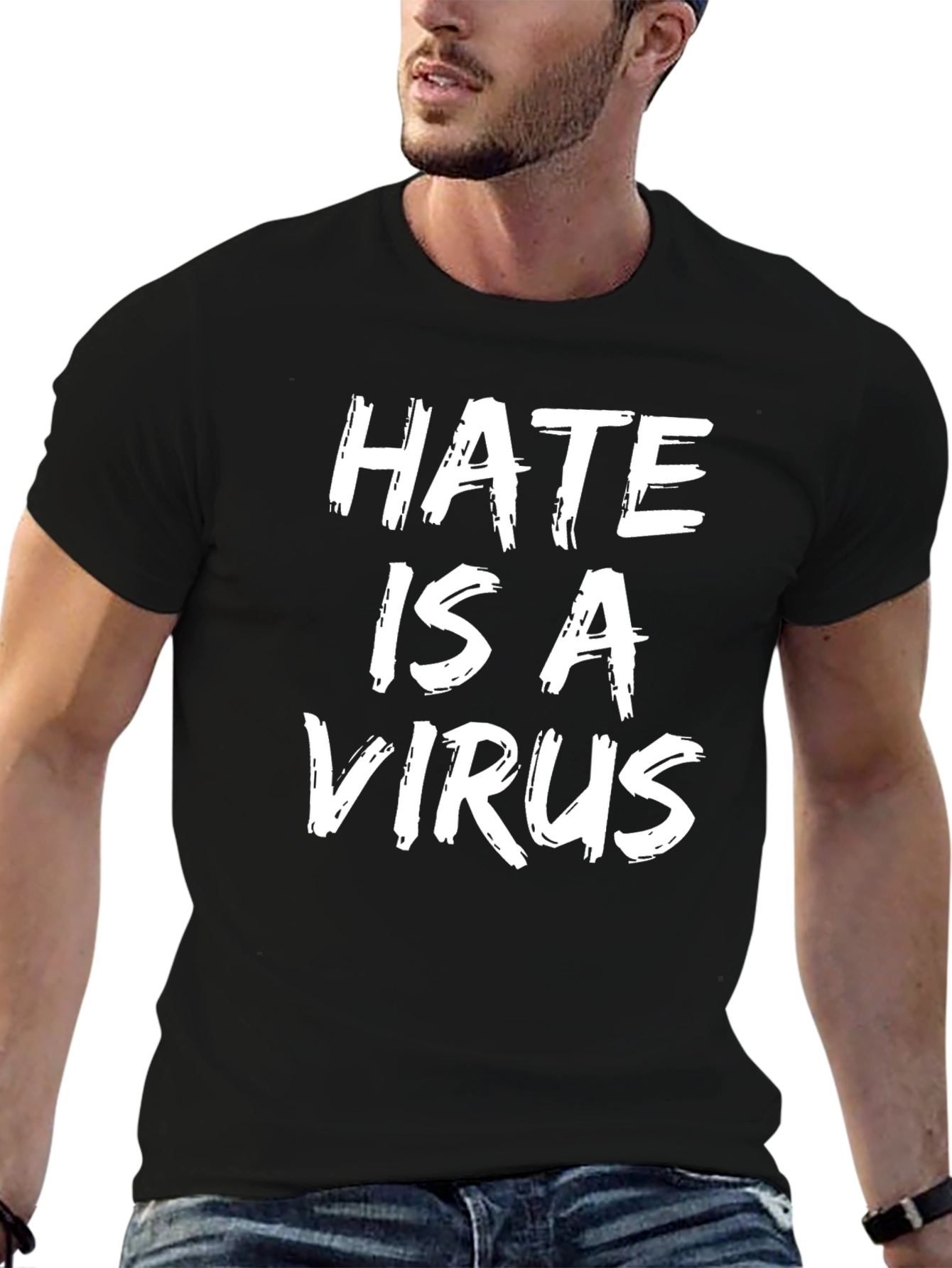 Hate is a Virus Graphic T-Shirt