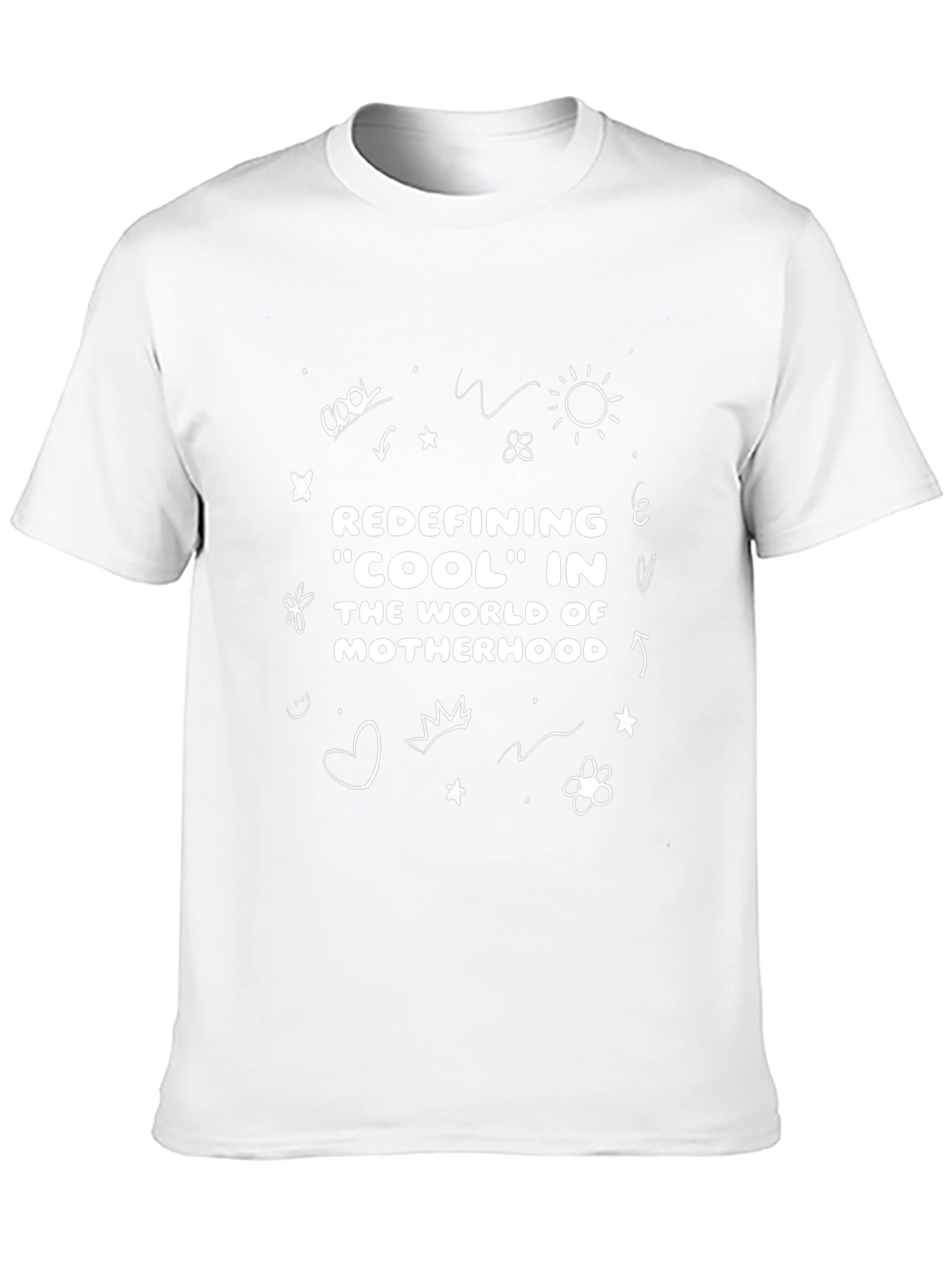 Redefining Cool Motherhood T-Shirt - Black Casual Tee