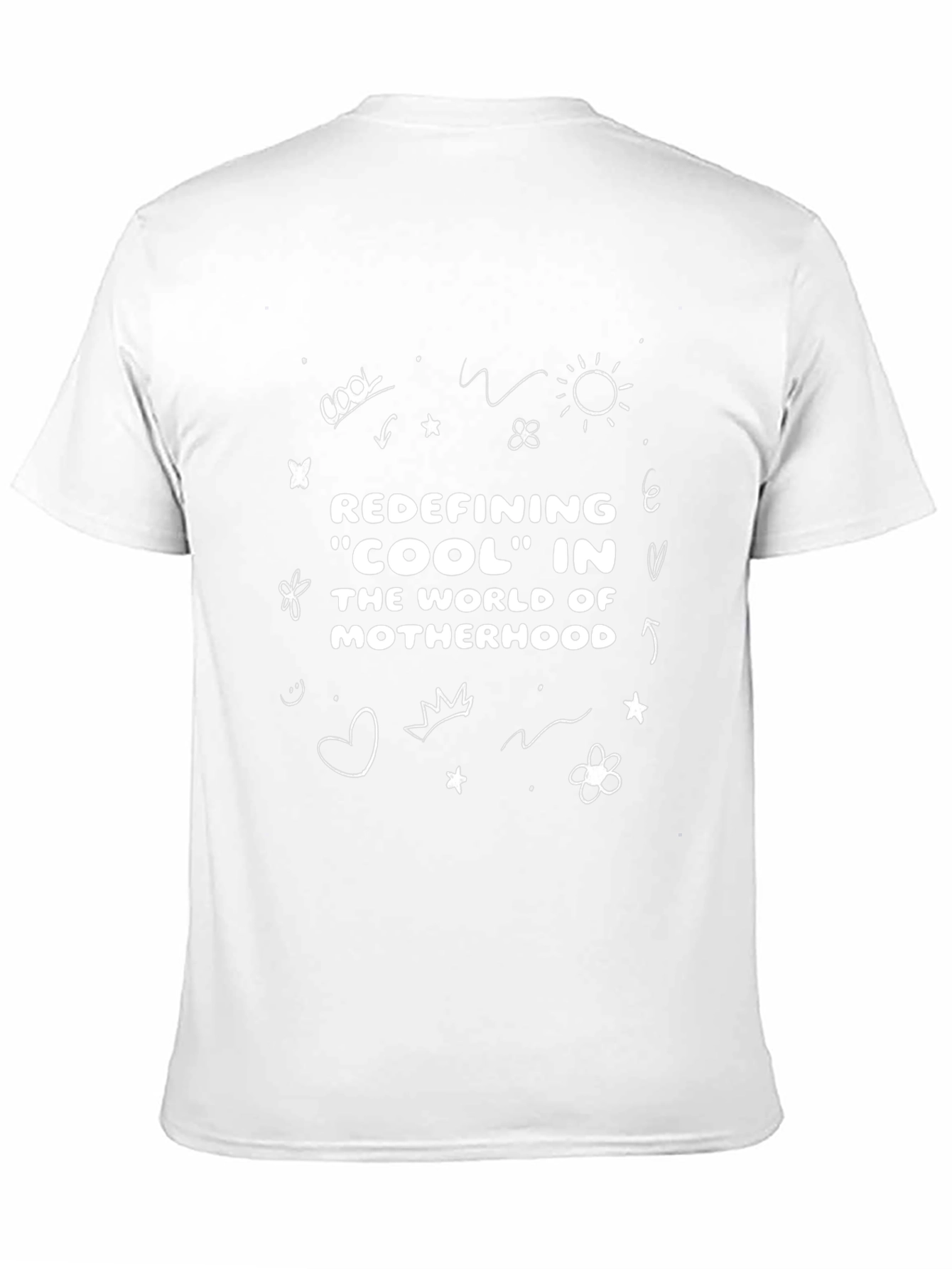 Redefining Cool Motherhood T-Shirt - Black Casual Tee