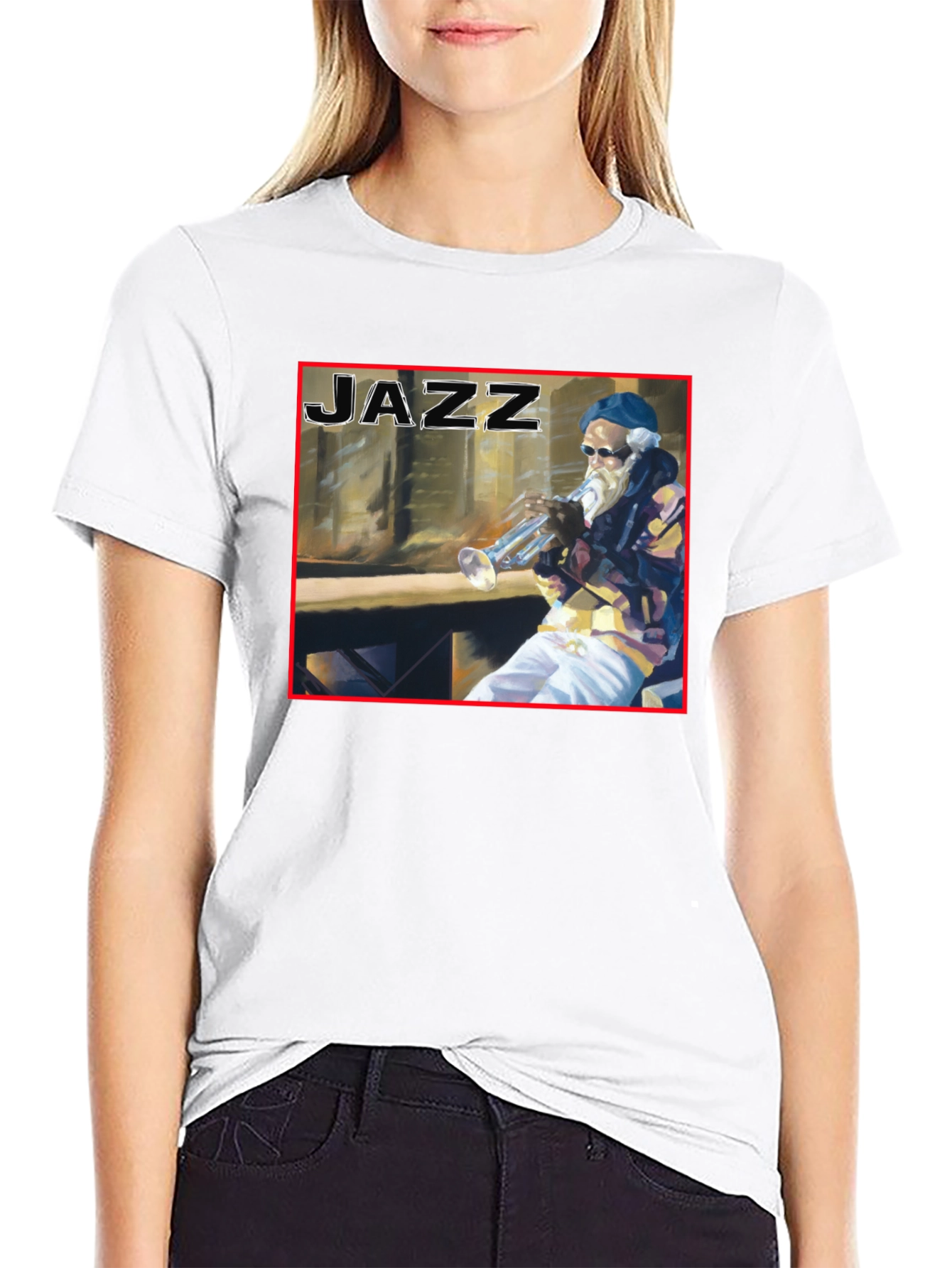 Jazz Musician Graphic T-Shirt
