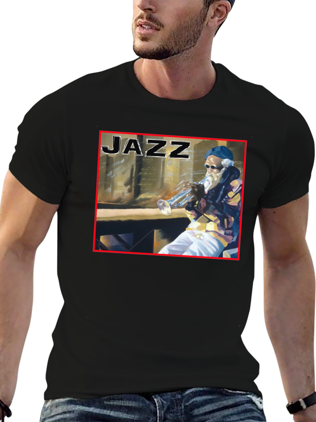 Jazz Musician Graphic T-Shirt