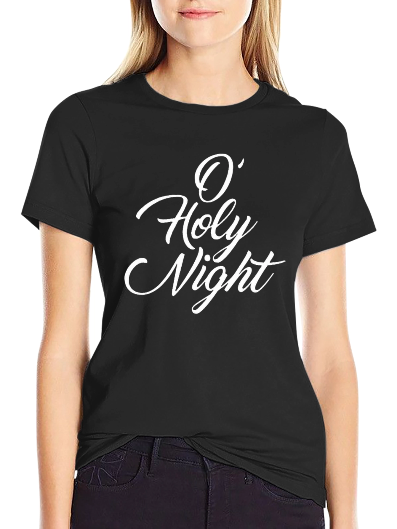 O Holy Night Graphic T-Shirt - Classic Holiday Tee