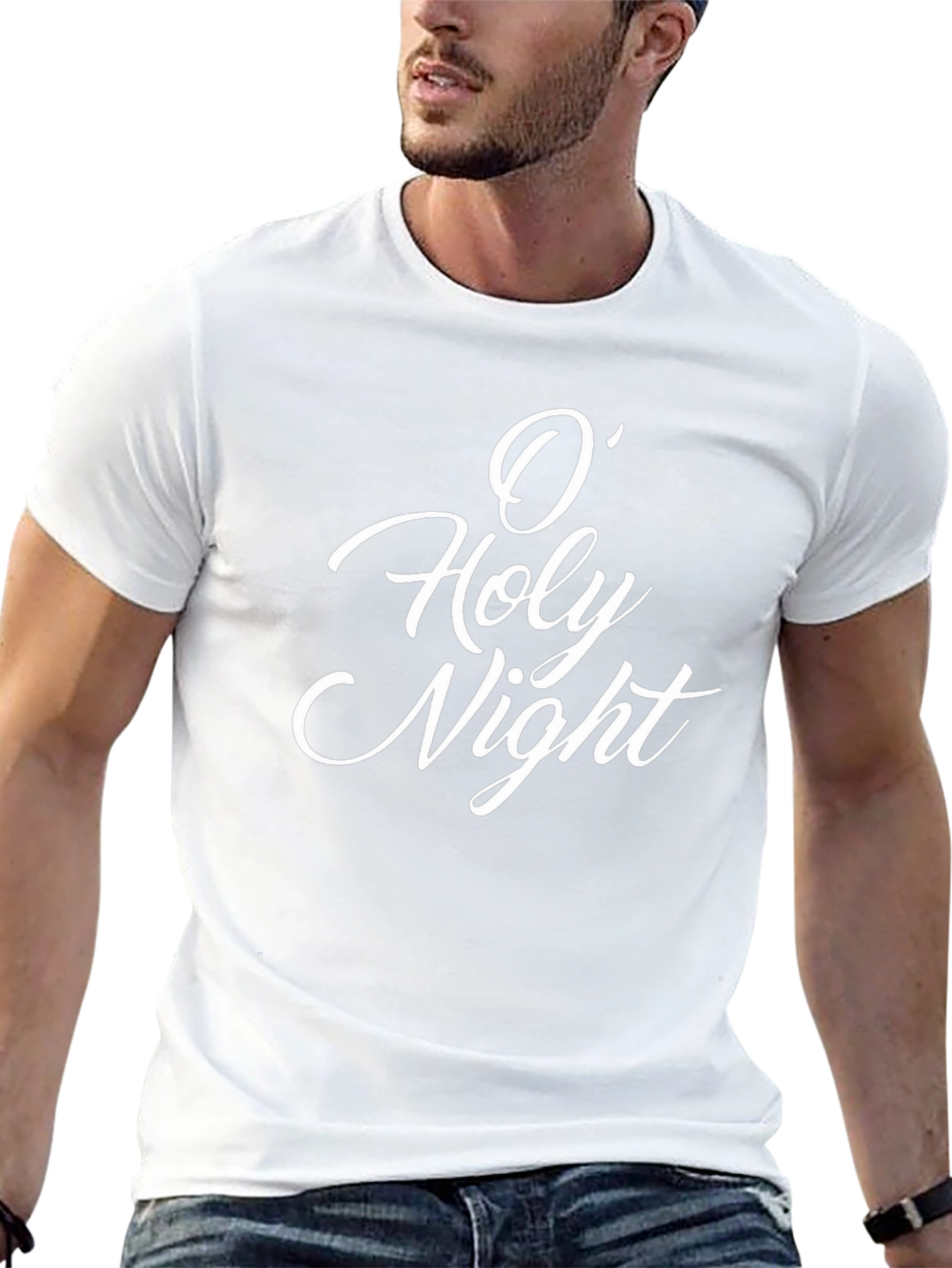 O Holy Night Graphic T-Shirt - Classic Holiday Tee