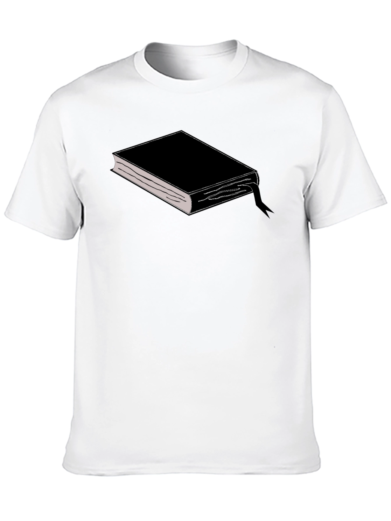 Book Graphic Tee - Minimalist Style