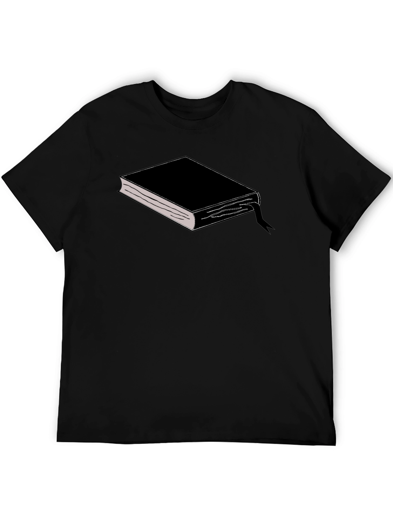 Book Graphic Tee - Minimalist Style