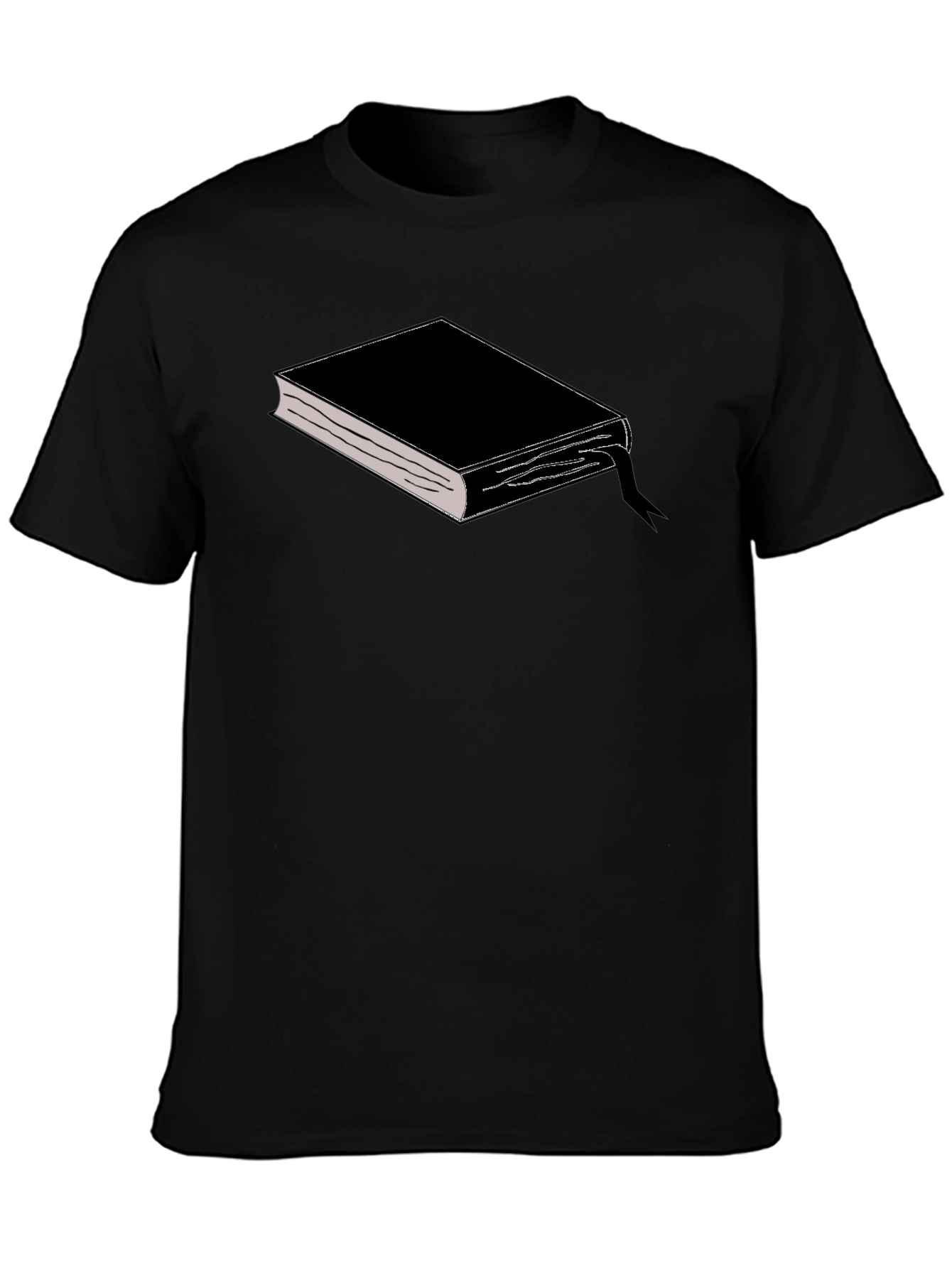 Book Graphic Tee - Minimalist Style