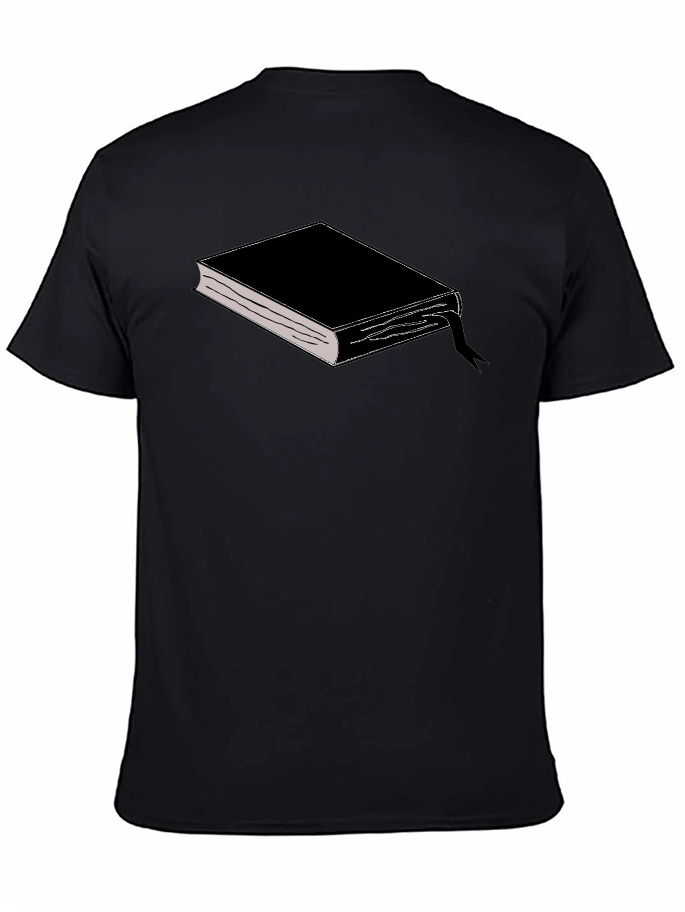 Book Graphic Tee - Minimalist Style