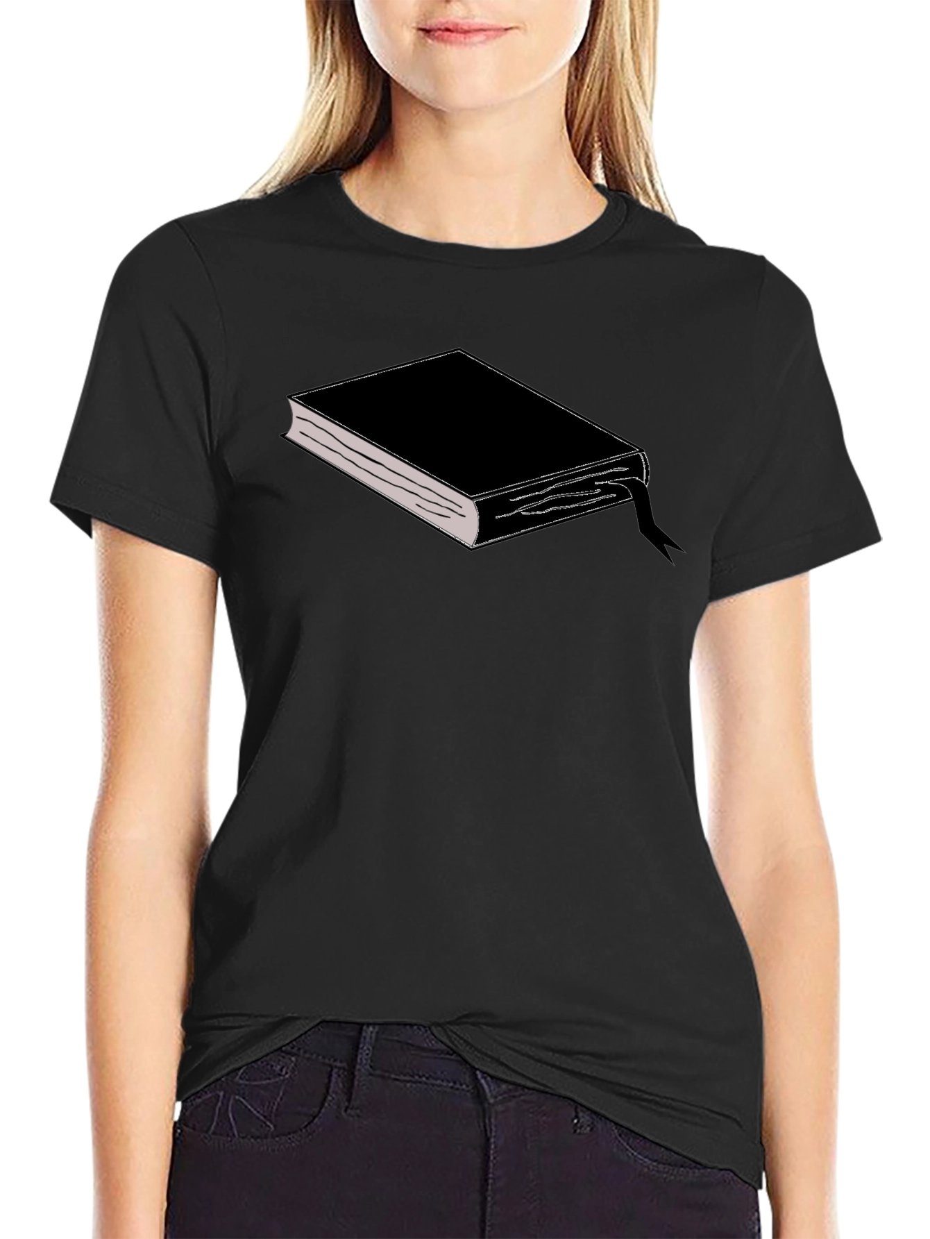 Book Graphic Tee - Minimalist Style