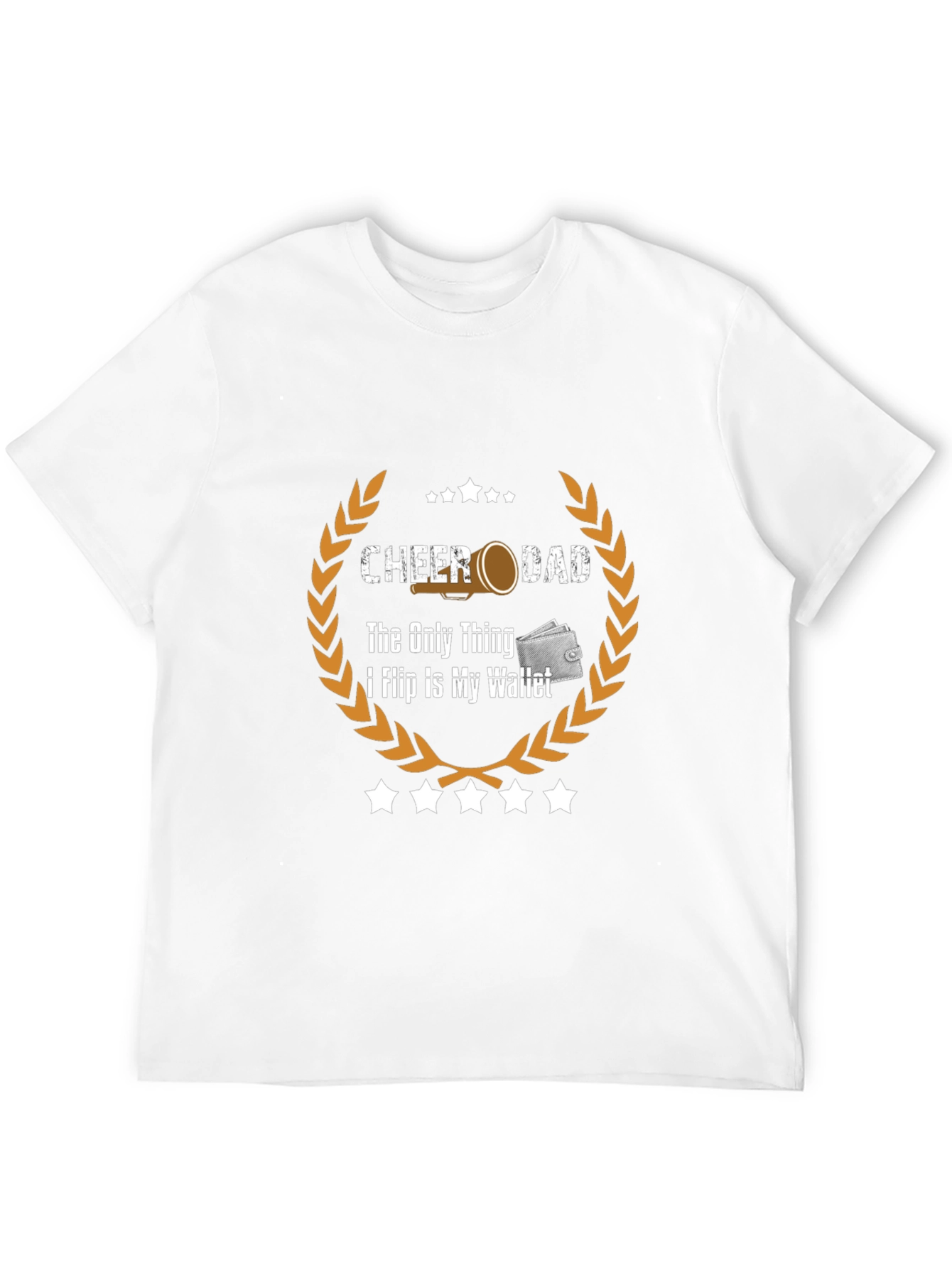 Cheer Dad Wallet Flip T-Shirt