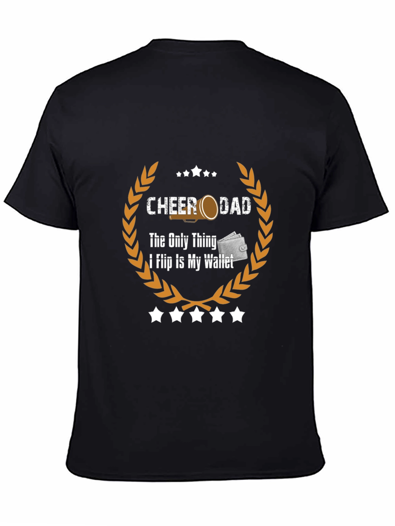 Cheer Dad Wallet Flip T-Shirt