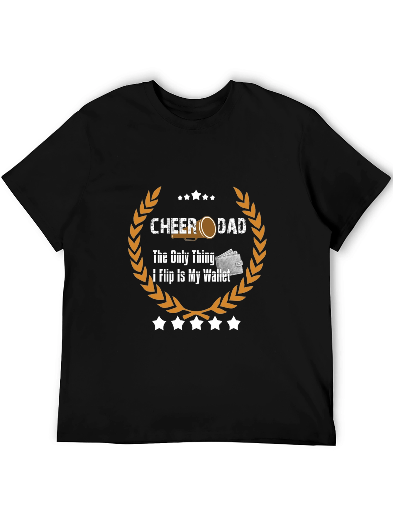Cheer Dad Wallet Flip T-Shirt