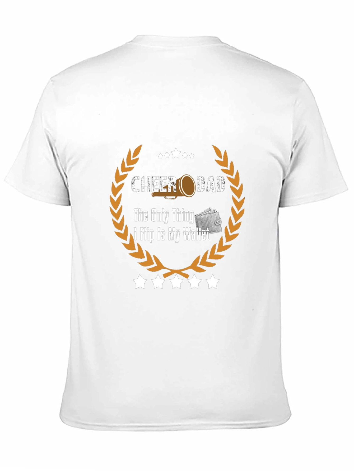 Cheer Dad Wallet Flip T-Shirt