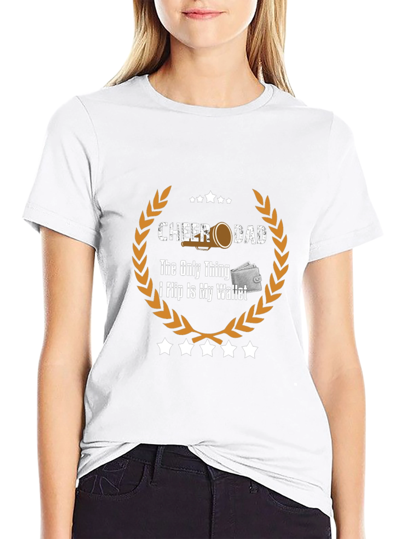 Cheer Dad Wallet Flip T-Shirt