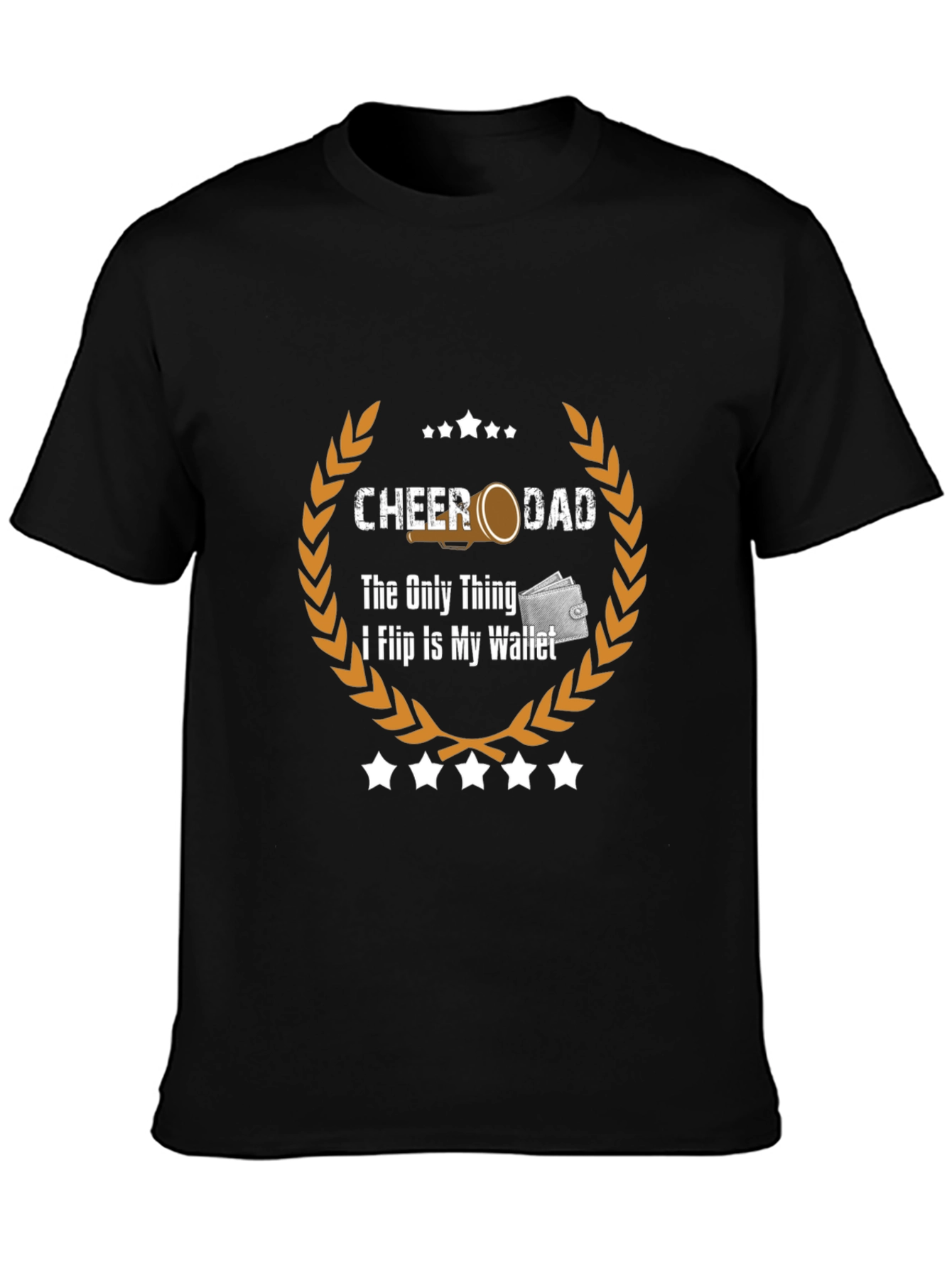 Cheer Dad Wallet Flip T-Shirt