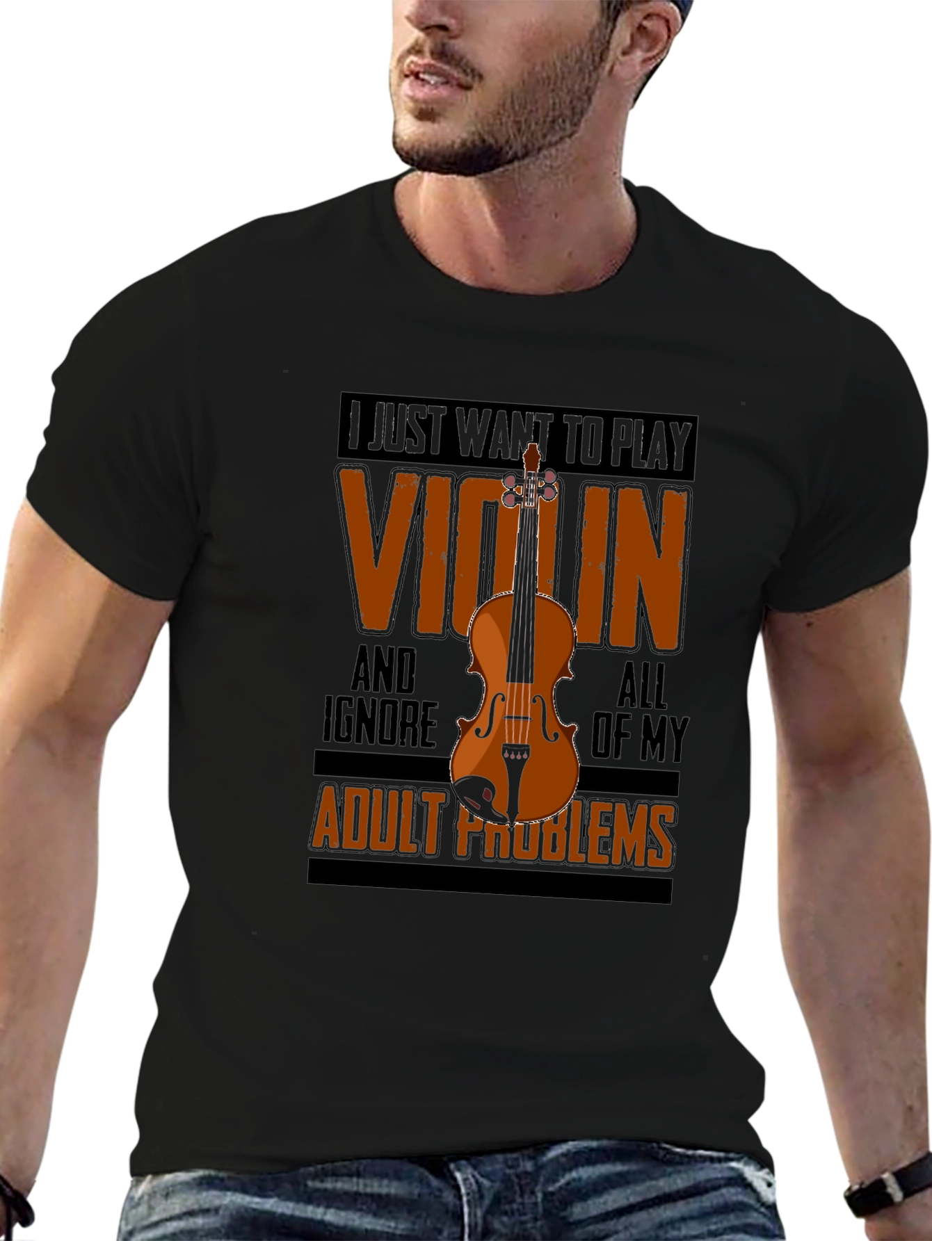Violin Players T-Shirt - Ignore Adult Problems