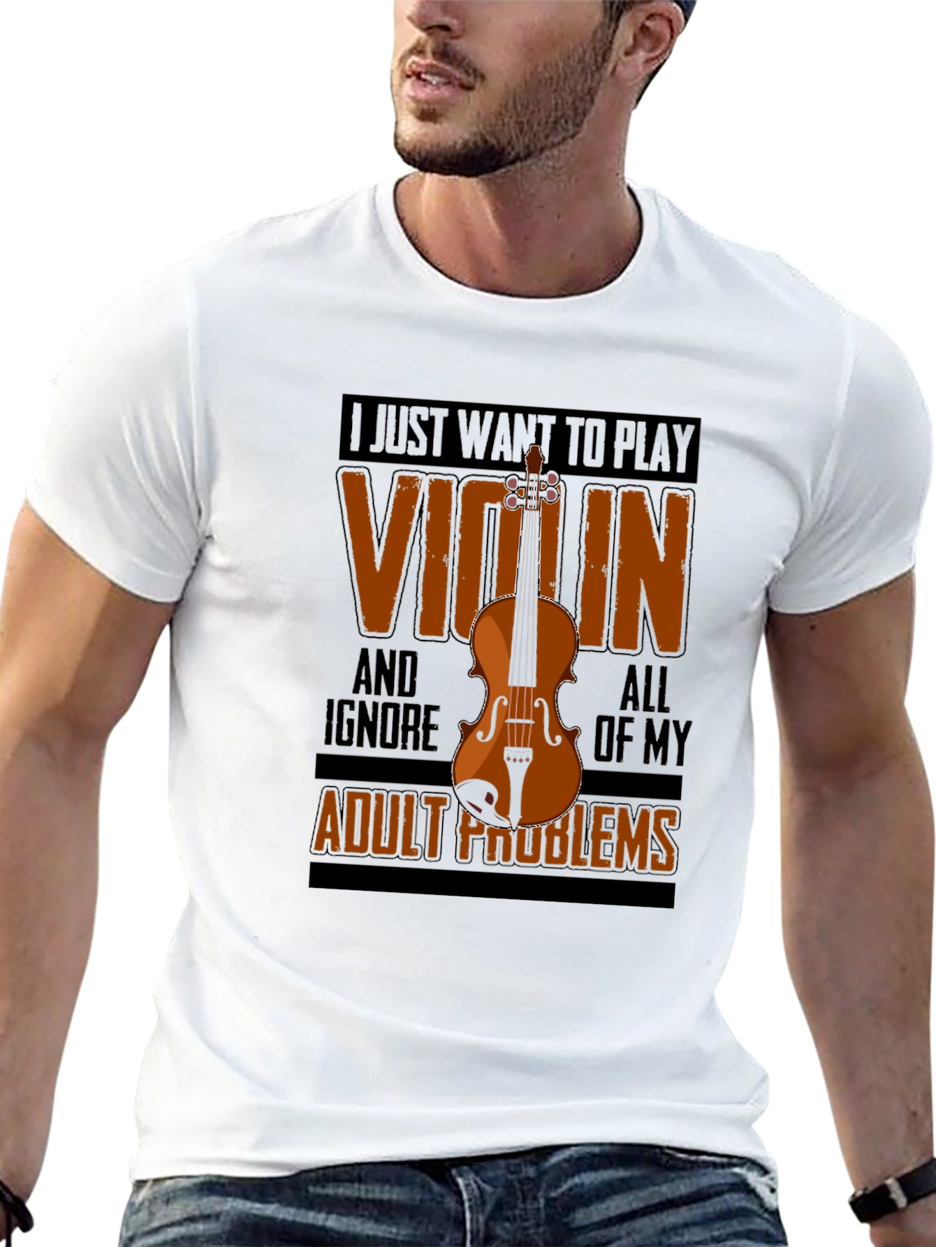 Violin Players T-Shirt - Ignore Adult Problems
