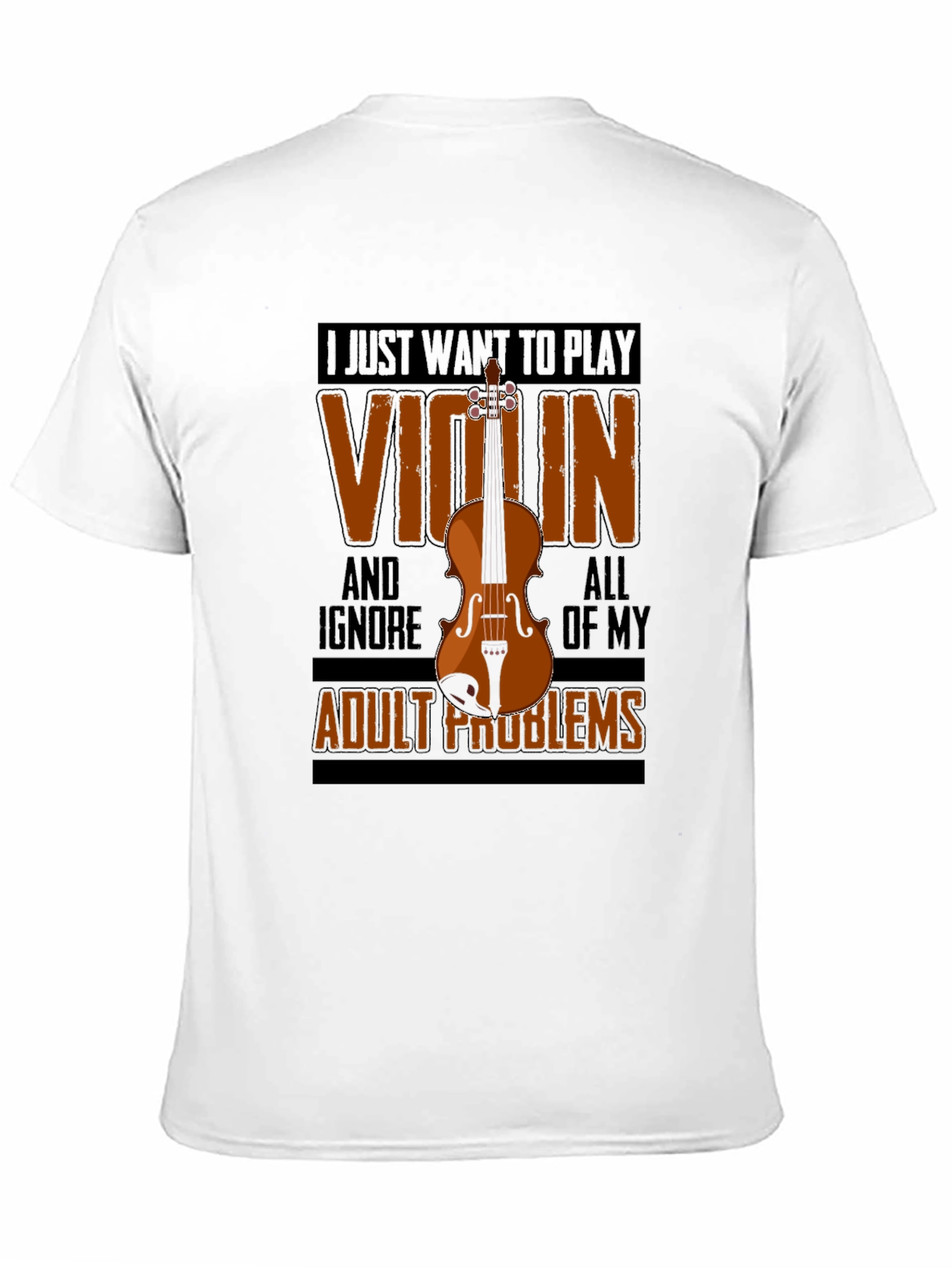 Violin Players T-Shirt - Ignore Adult Problems