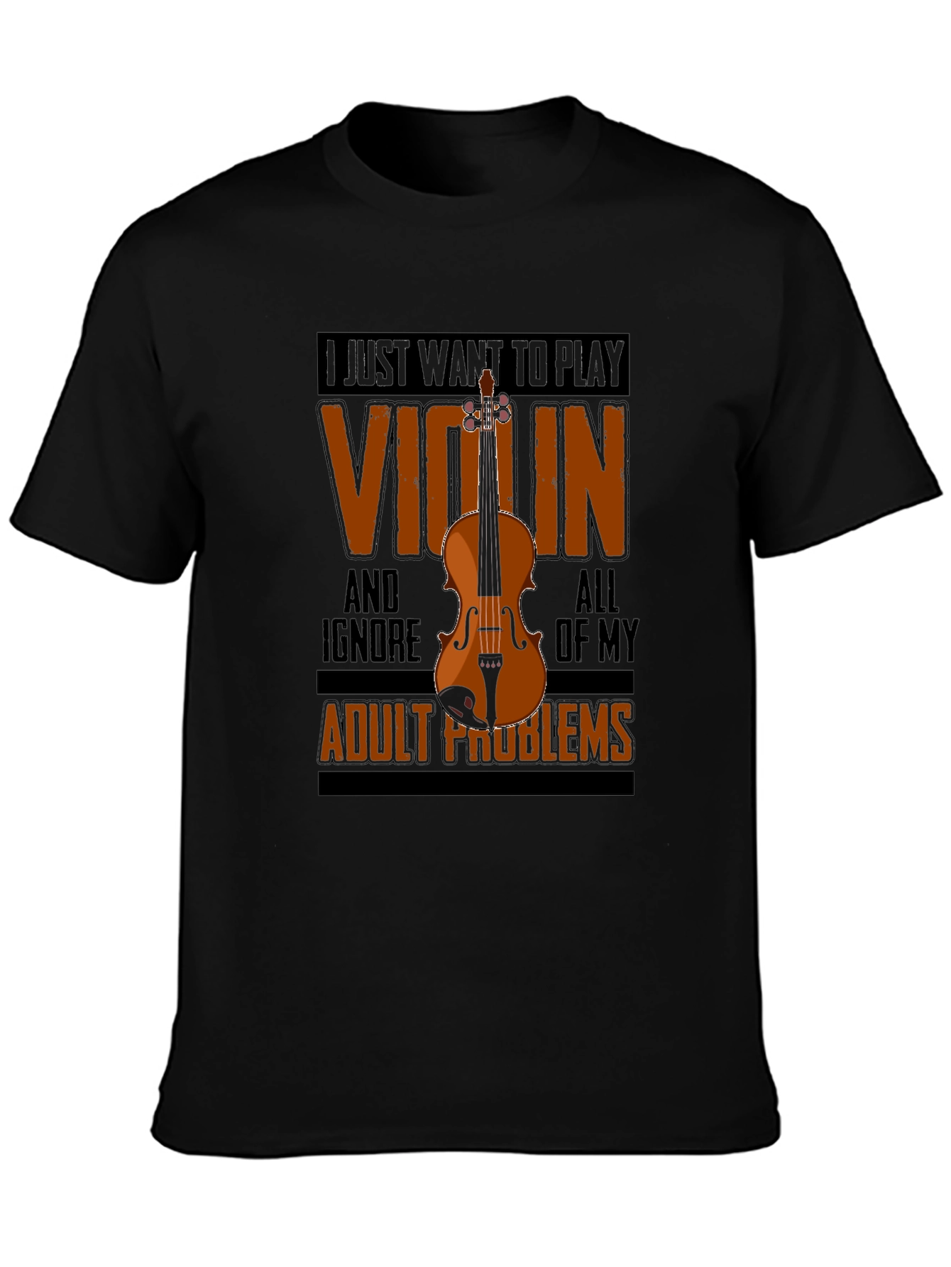 Violin Players T-Shirt - Ignore Adult Problems