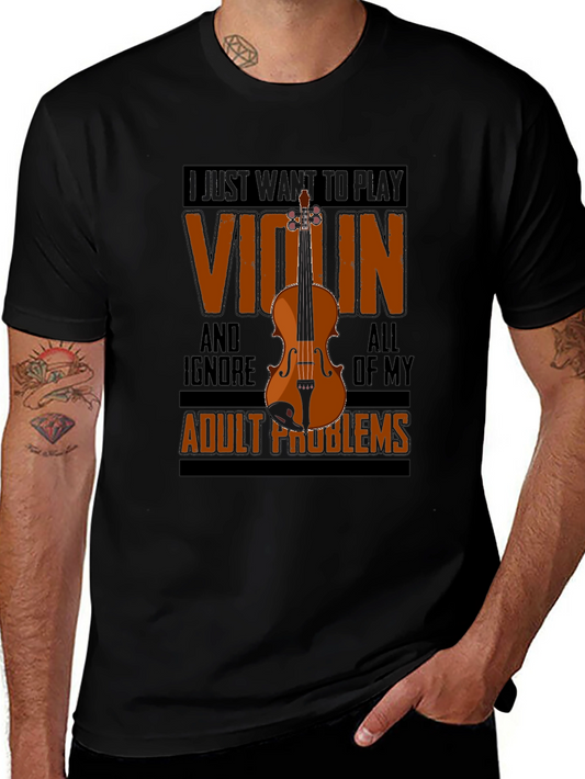 Violin Players T-Shirt - Ignore Adult Problems