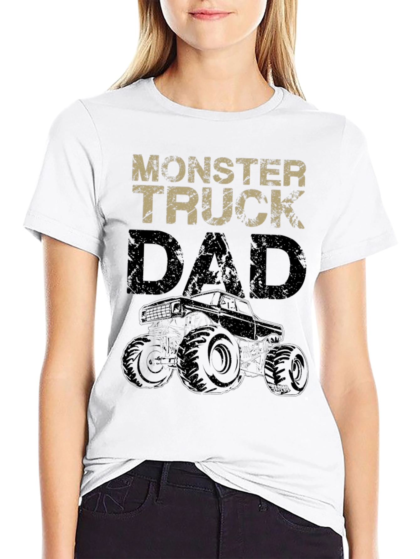 Monster Truck Dad Graphic T-Shirt