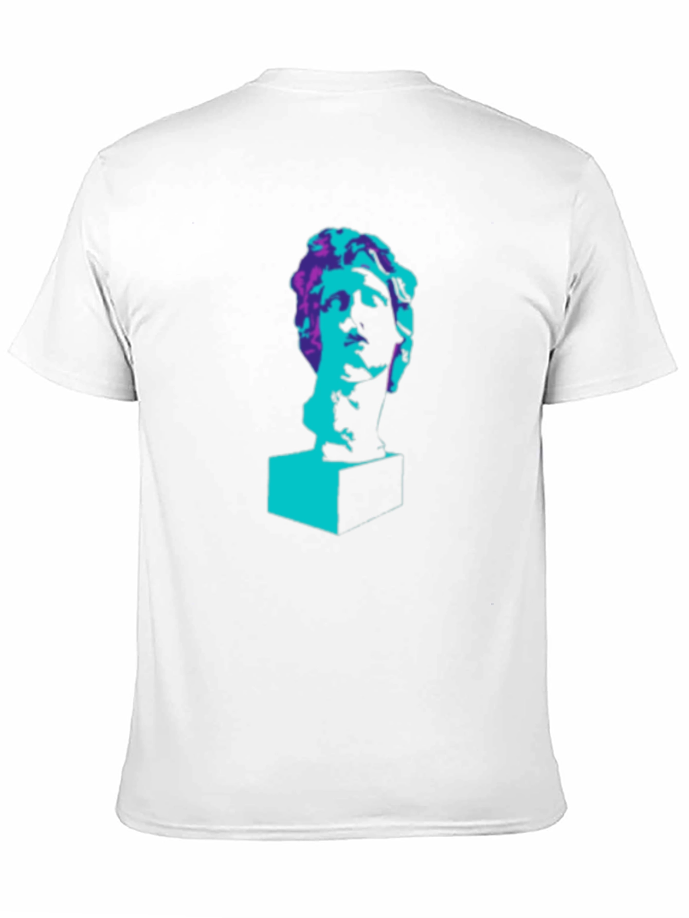 Pop Art Statue Graphic Tee - Black