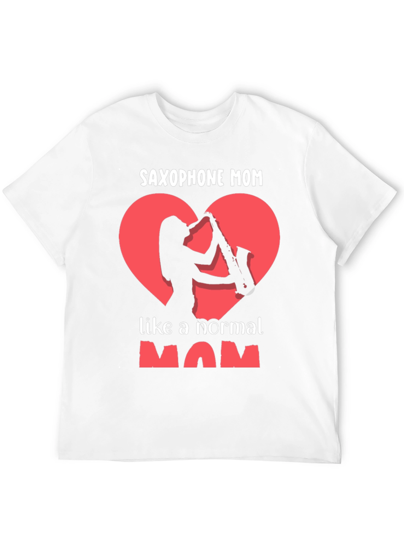 Saxophone Mom Graphic T-Shirt - Music Loving Mothers