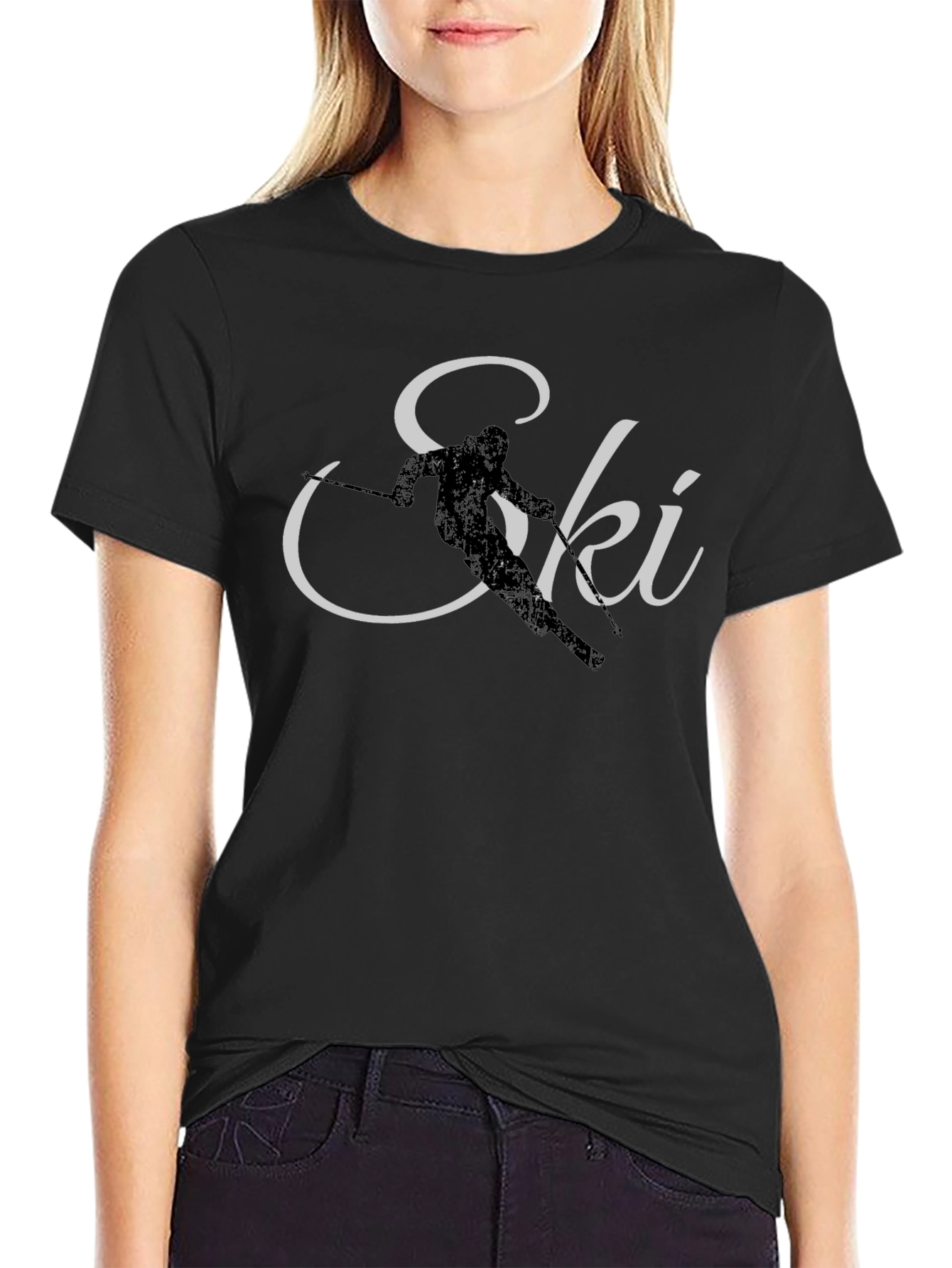 Ski Graphic Tee - Stylish Winter Sport Apparel