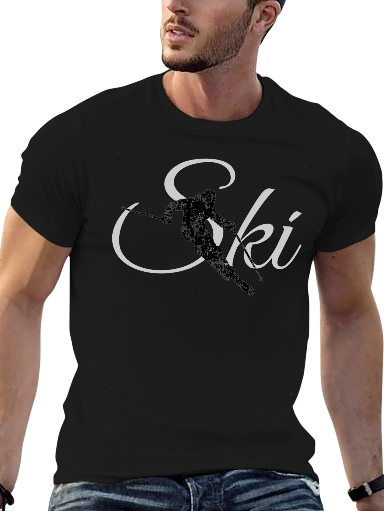 Ski Graphic Tee - Stylish Winter Sport Apparel