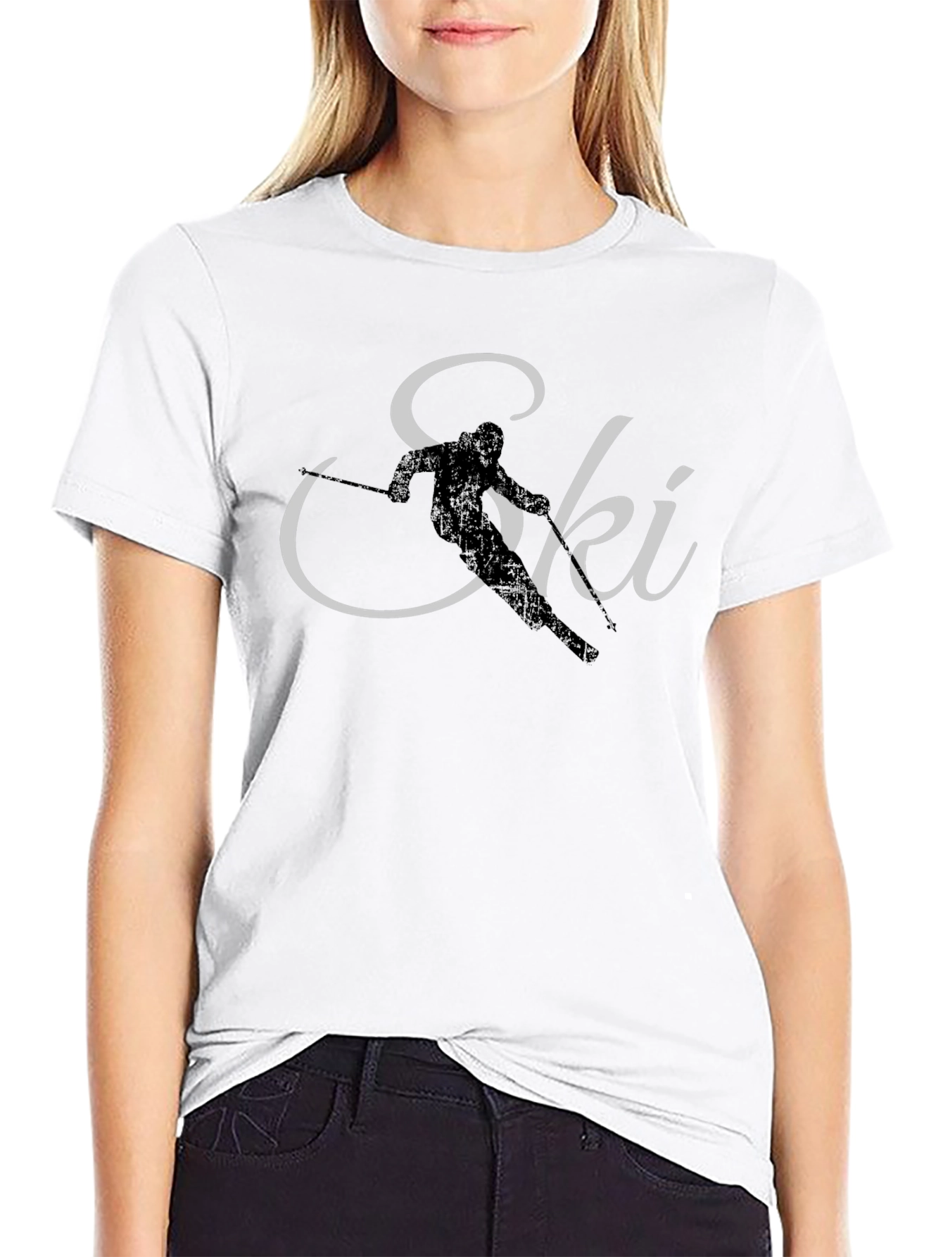 Ski Graphic Tee - Stylish Winter Sport Apparel