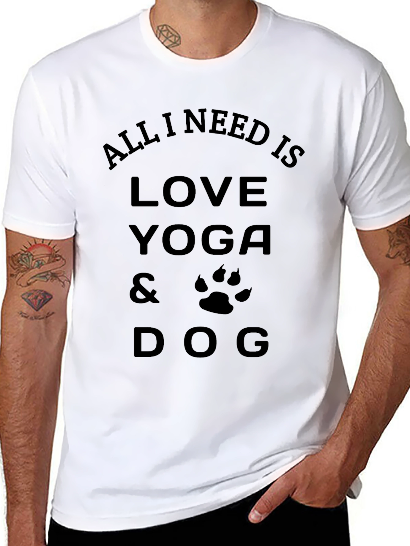 Love Yoga & Dog T-Shirt