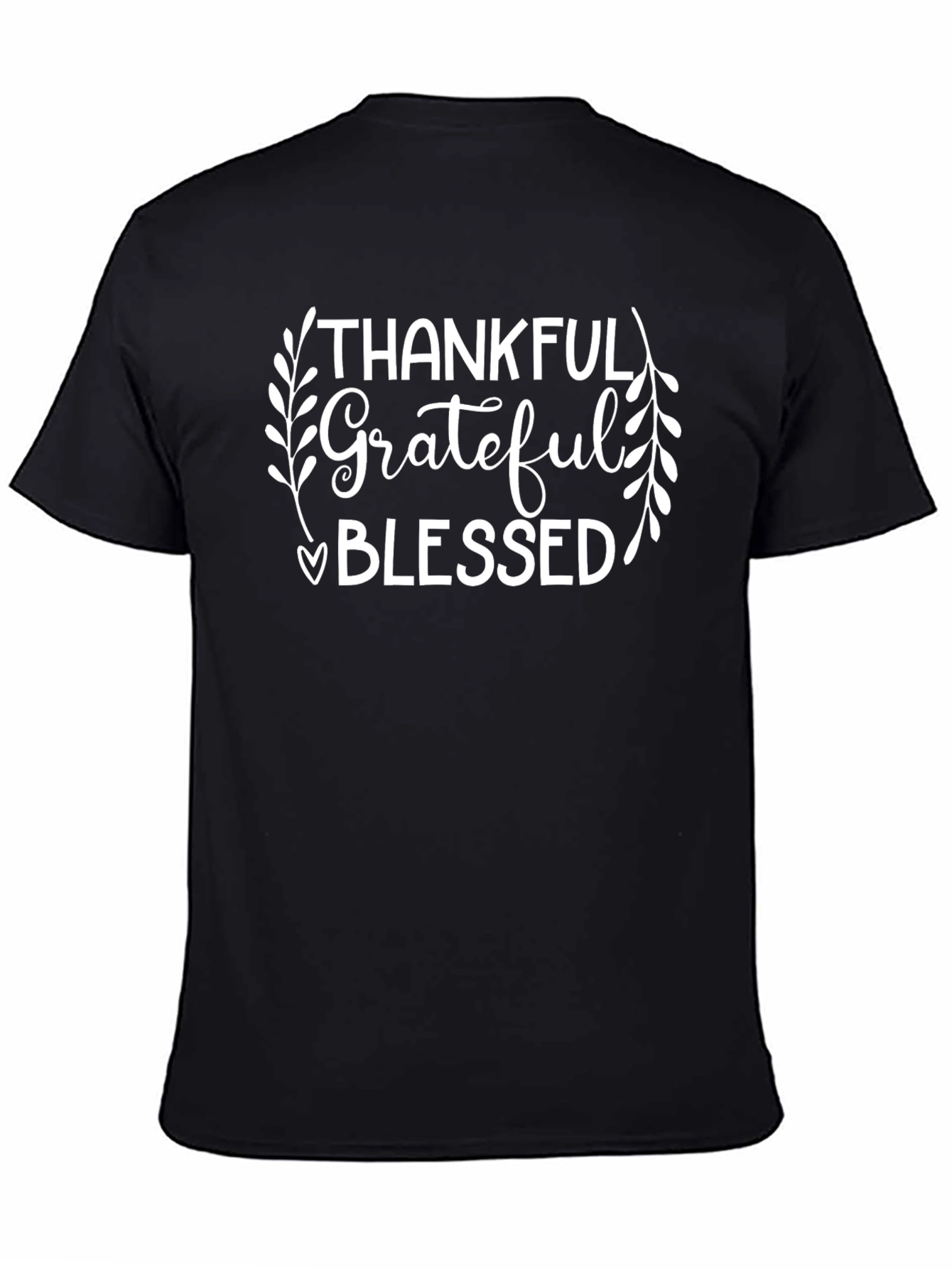 Thankful Grateful Blessed Graphic T-Shirt