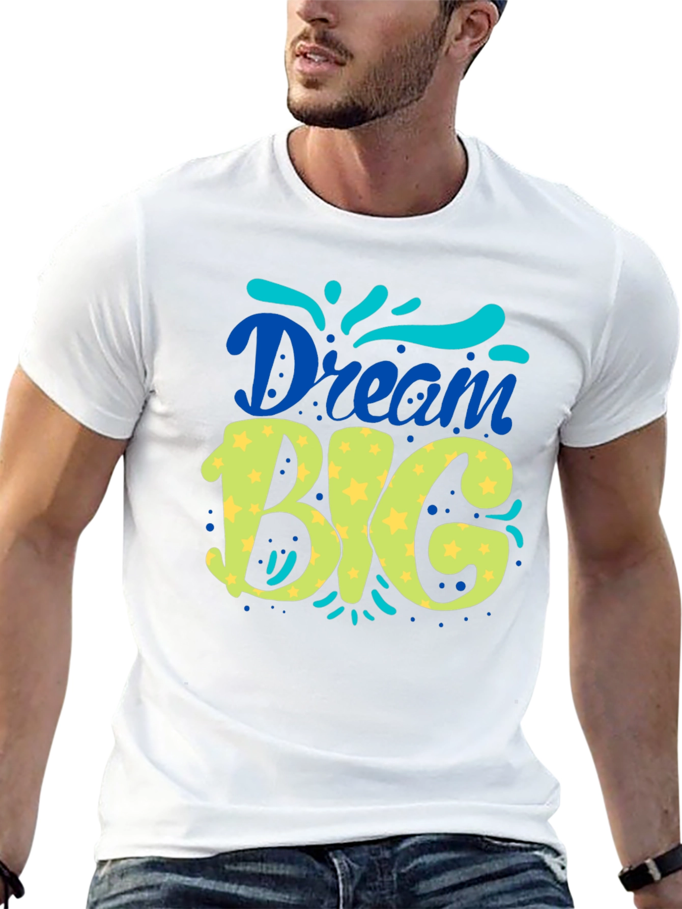 Dream Big Graphic Tee - Black Unisex T-Shirt
