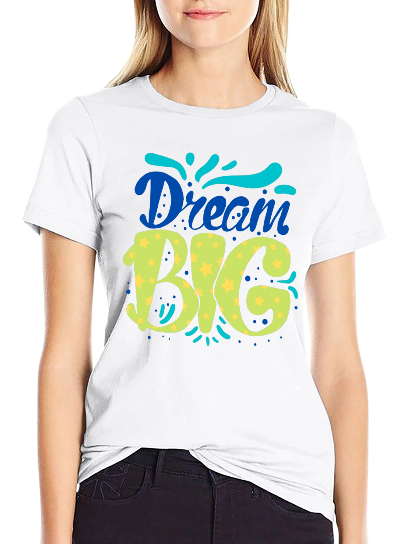 Dream Big Graphic Tee - Black Unisex T-Shirt