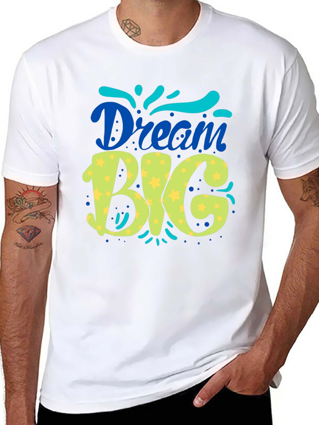 Dream Big Graphic Tee - Black Unisex T-Shirt