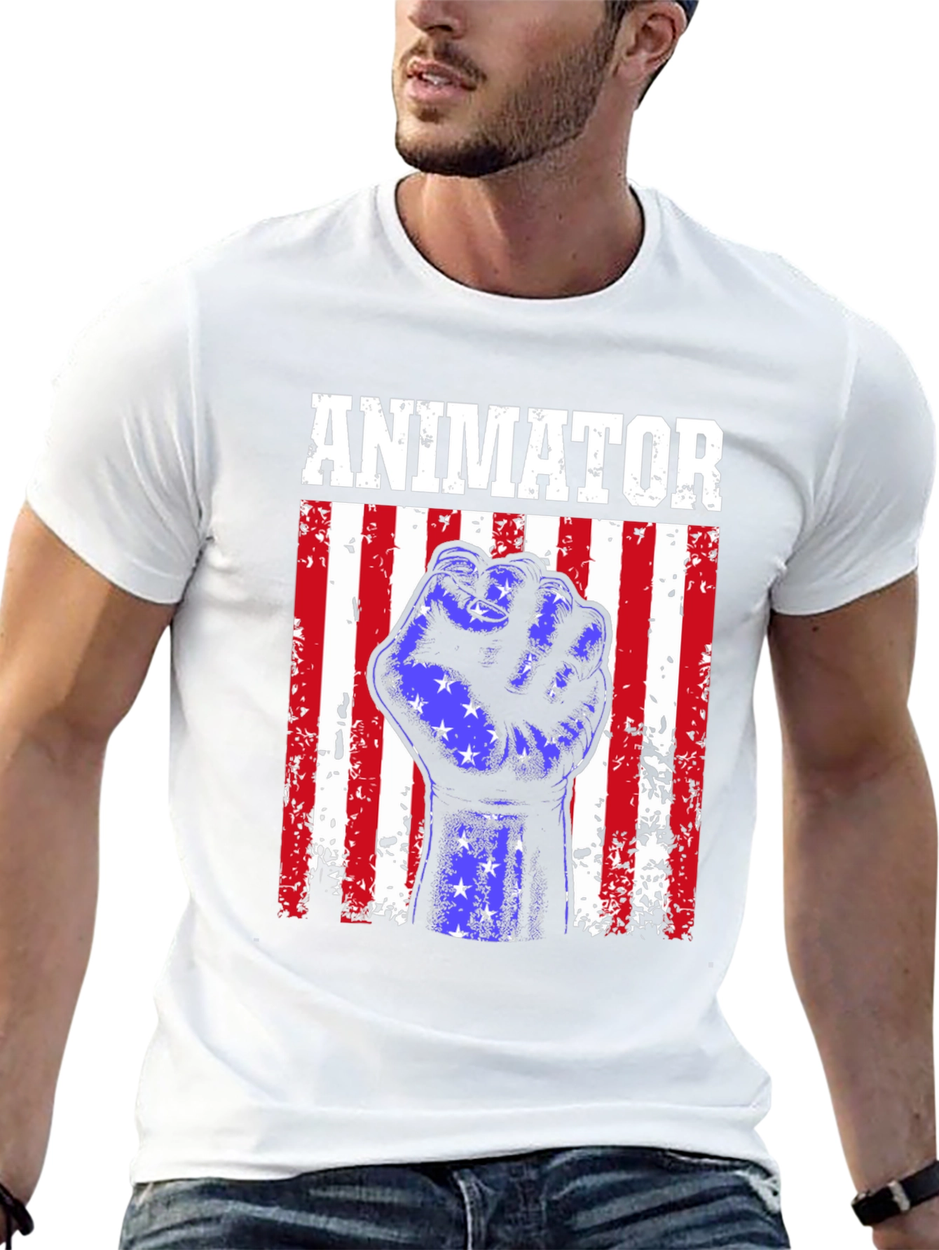 Animator T-Shirt - Patriotic Design
