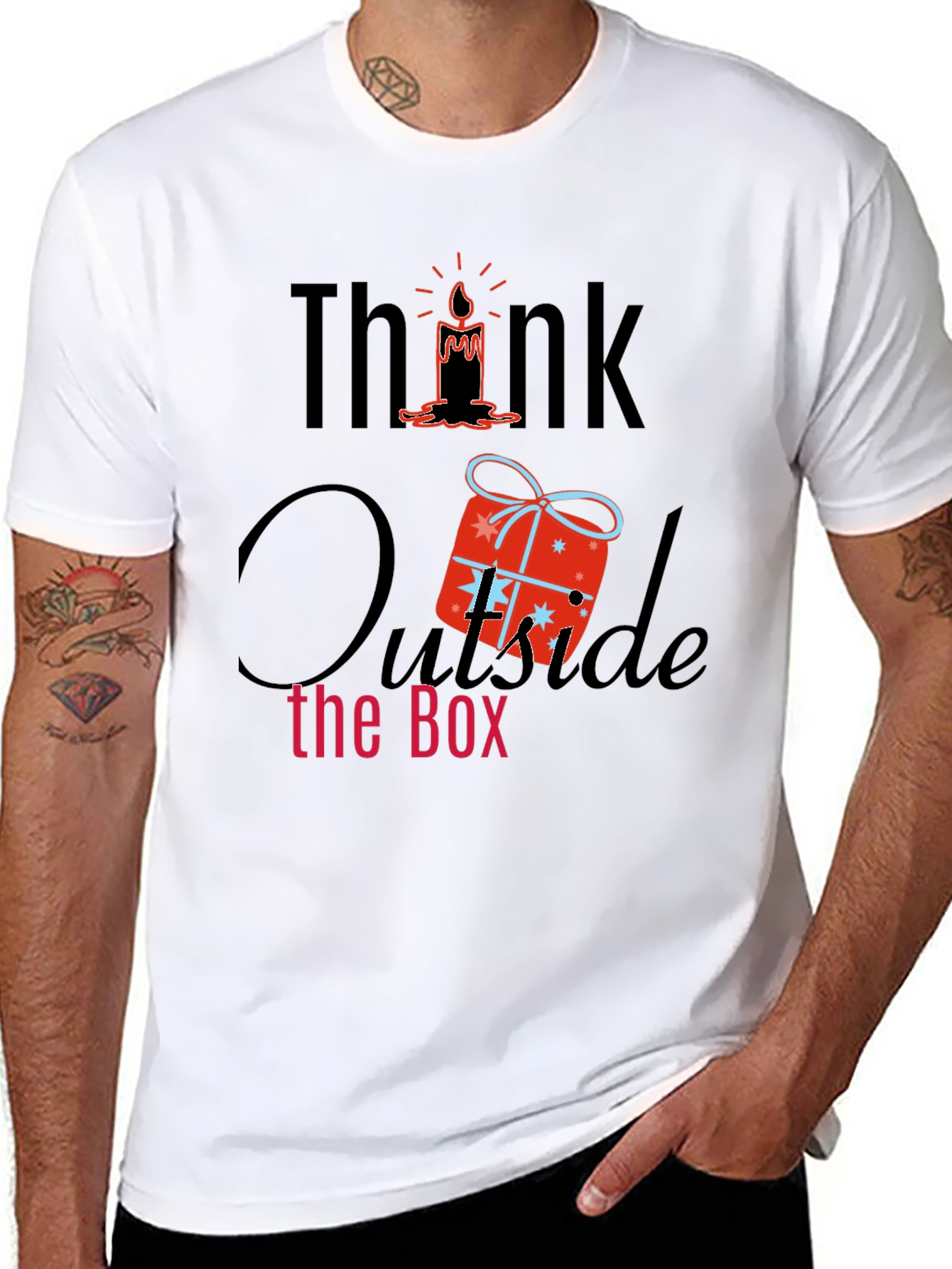Think Outside the Box Graphic Tee