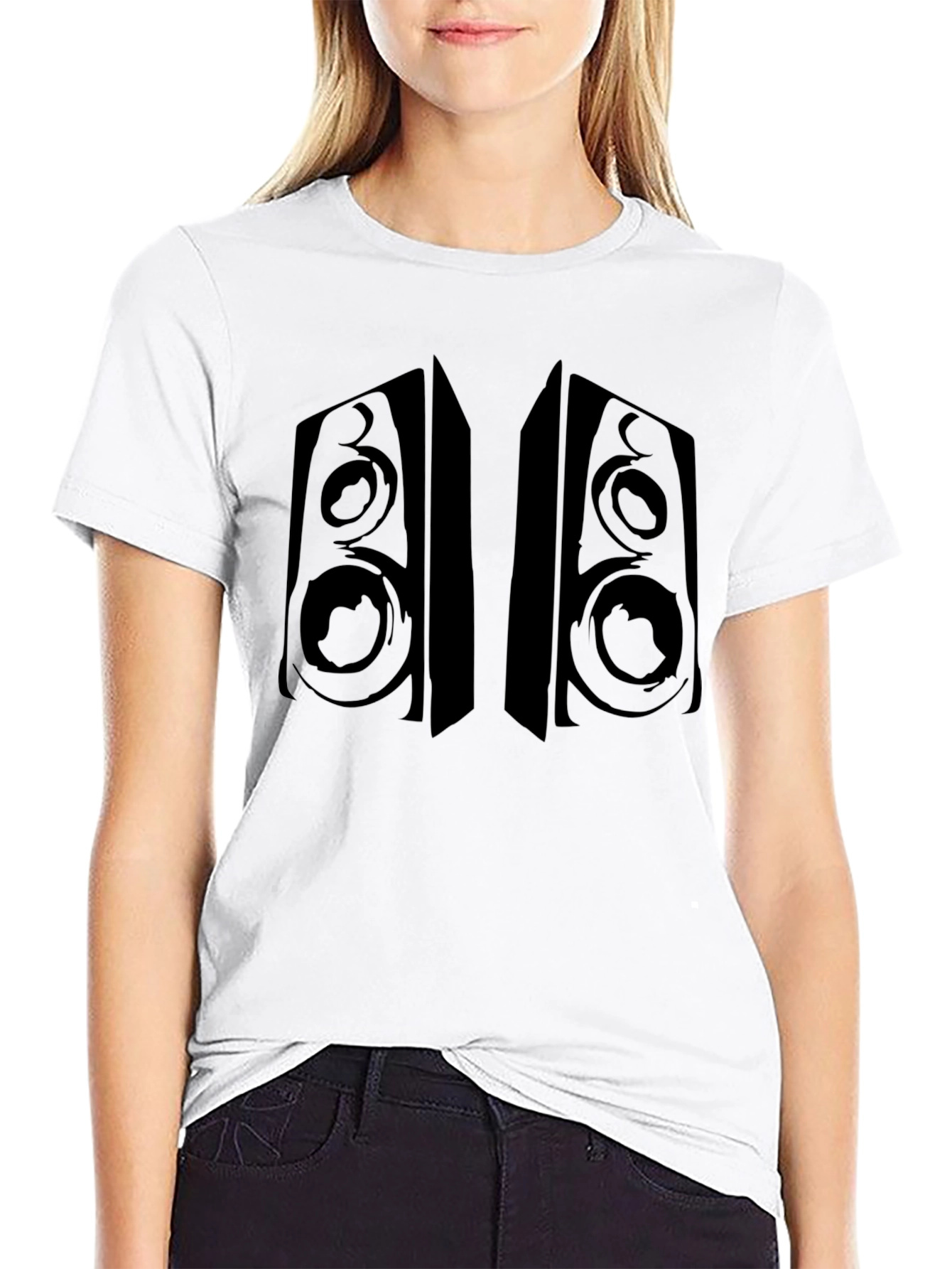 Speaker Graphic T-Shirt - Black Audio Design