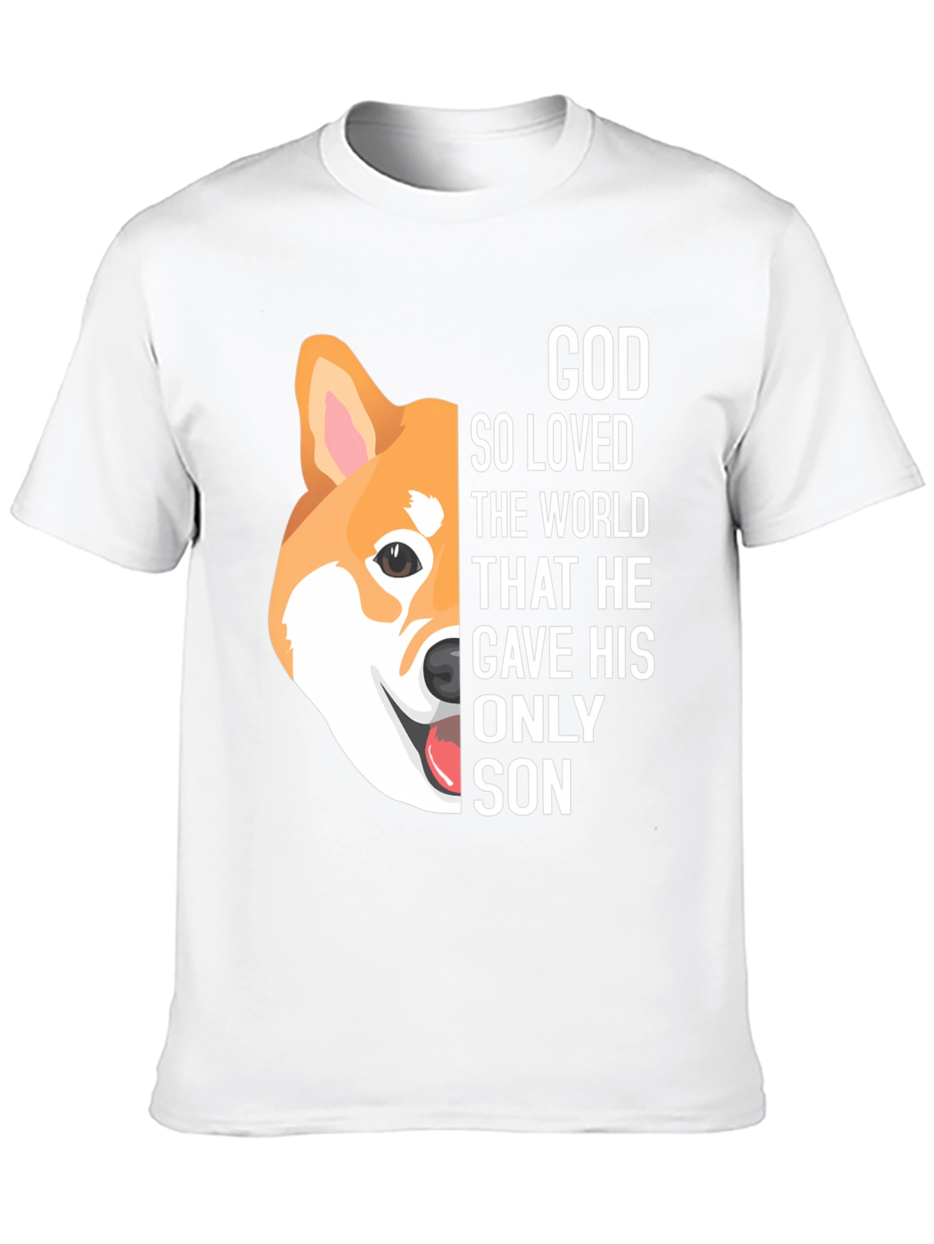God So Loved the World Dog Graphic Tee