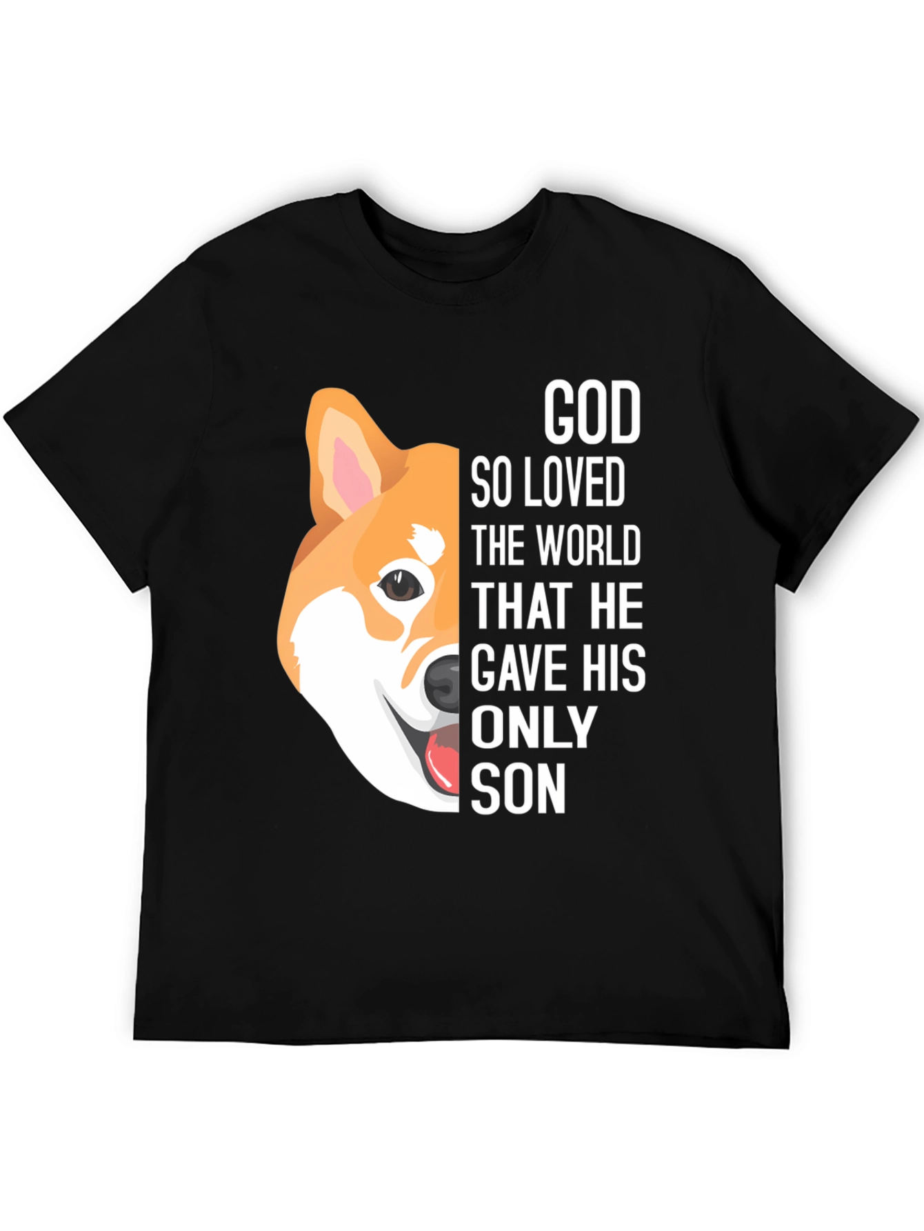 God So Loved the World Dog Graphic Tee