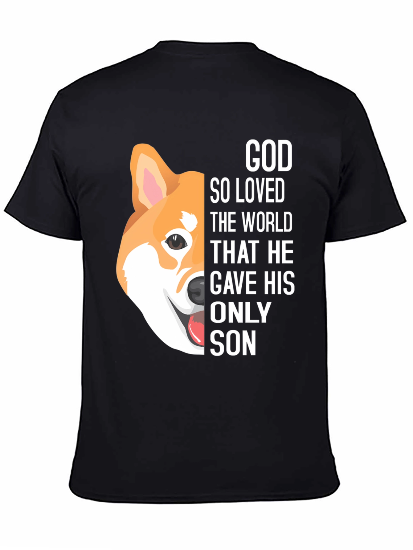 God So Loved the World Dog Graphic Tee