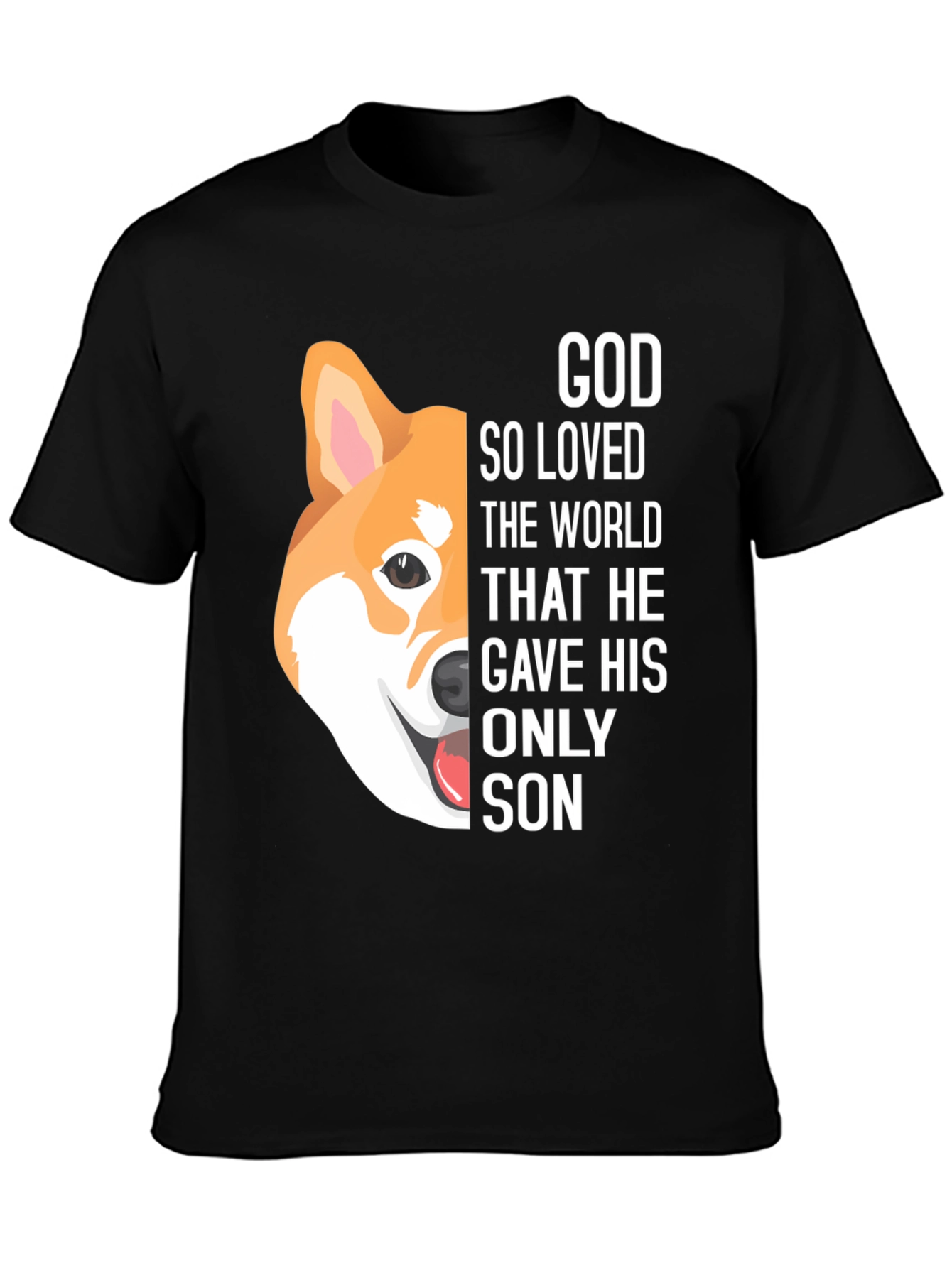 God So Loved the World Dog Graphic Tee