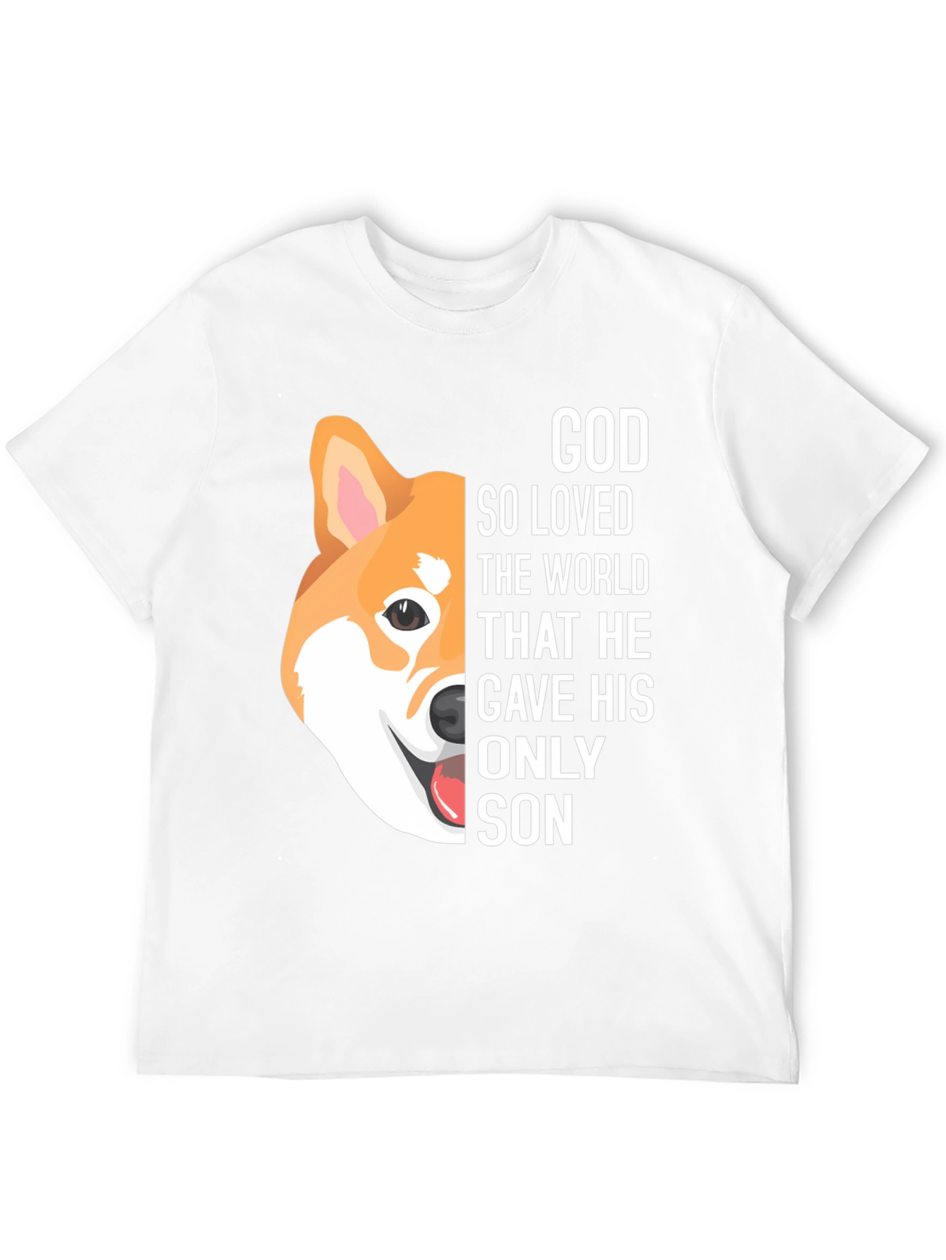 God So Loved the World Dog Graphic Tee