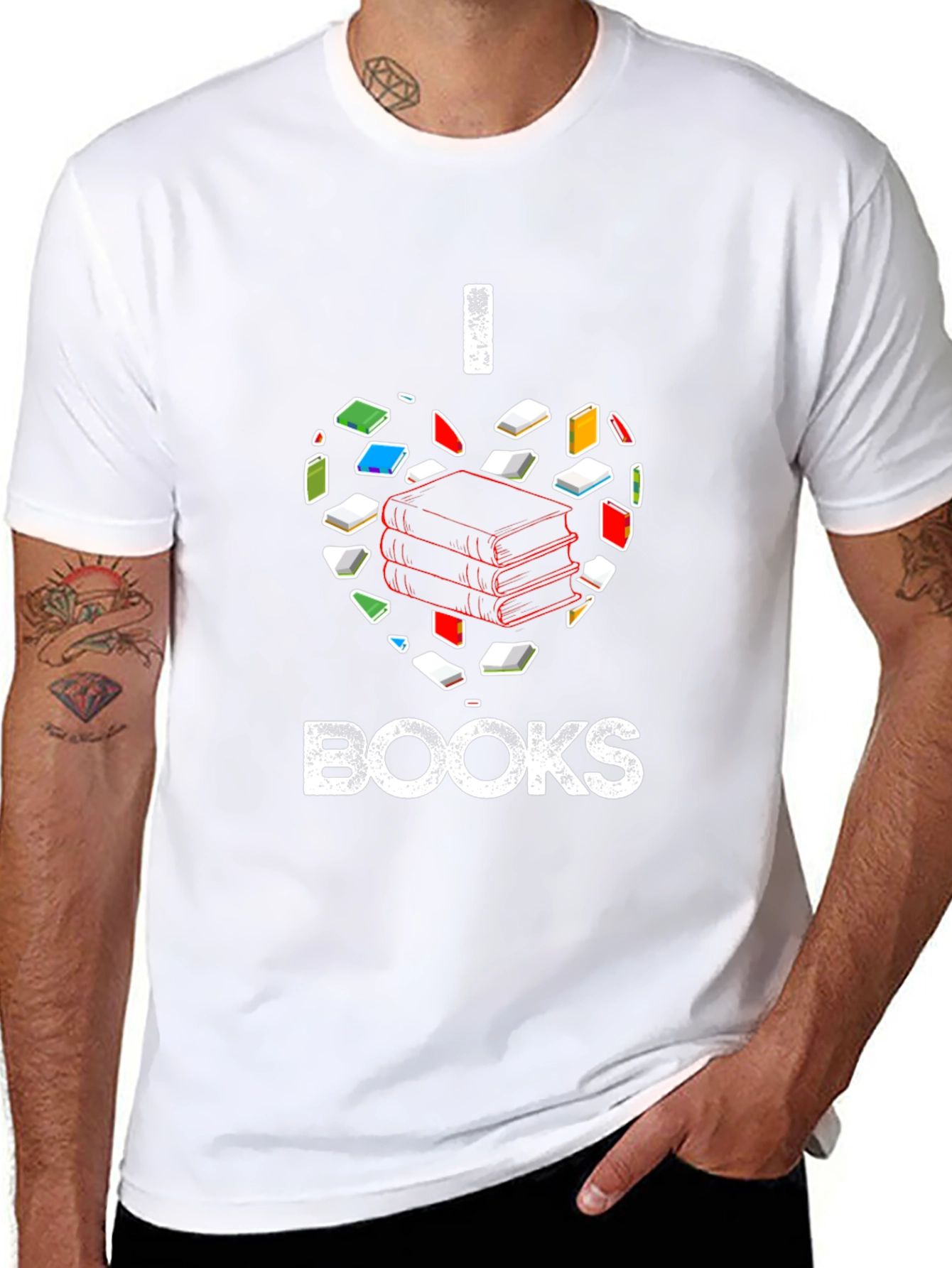 I Love Books T-Shirt