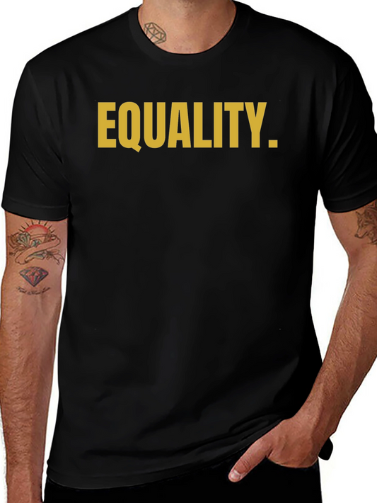 Equality Graphic Print T-Shirt - Mens Casual Tee