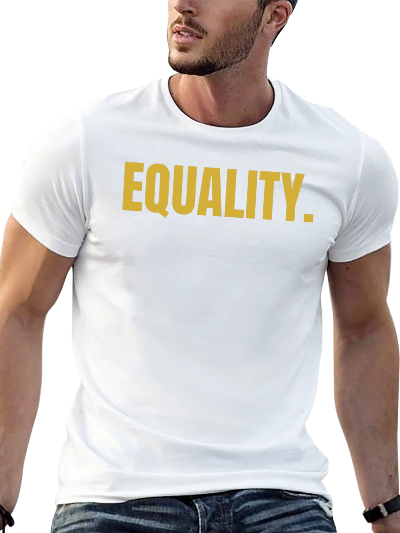 Equality Graphic Print T-Shirt - Mens Casual Tee