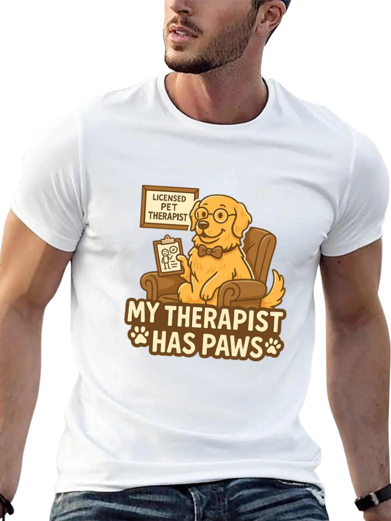 Licensed Pet Therapist Dog T-Shirt