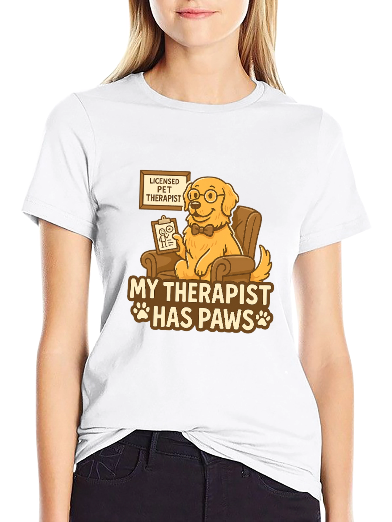 Licensed Pet Therapist Dog T-Shirt