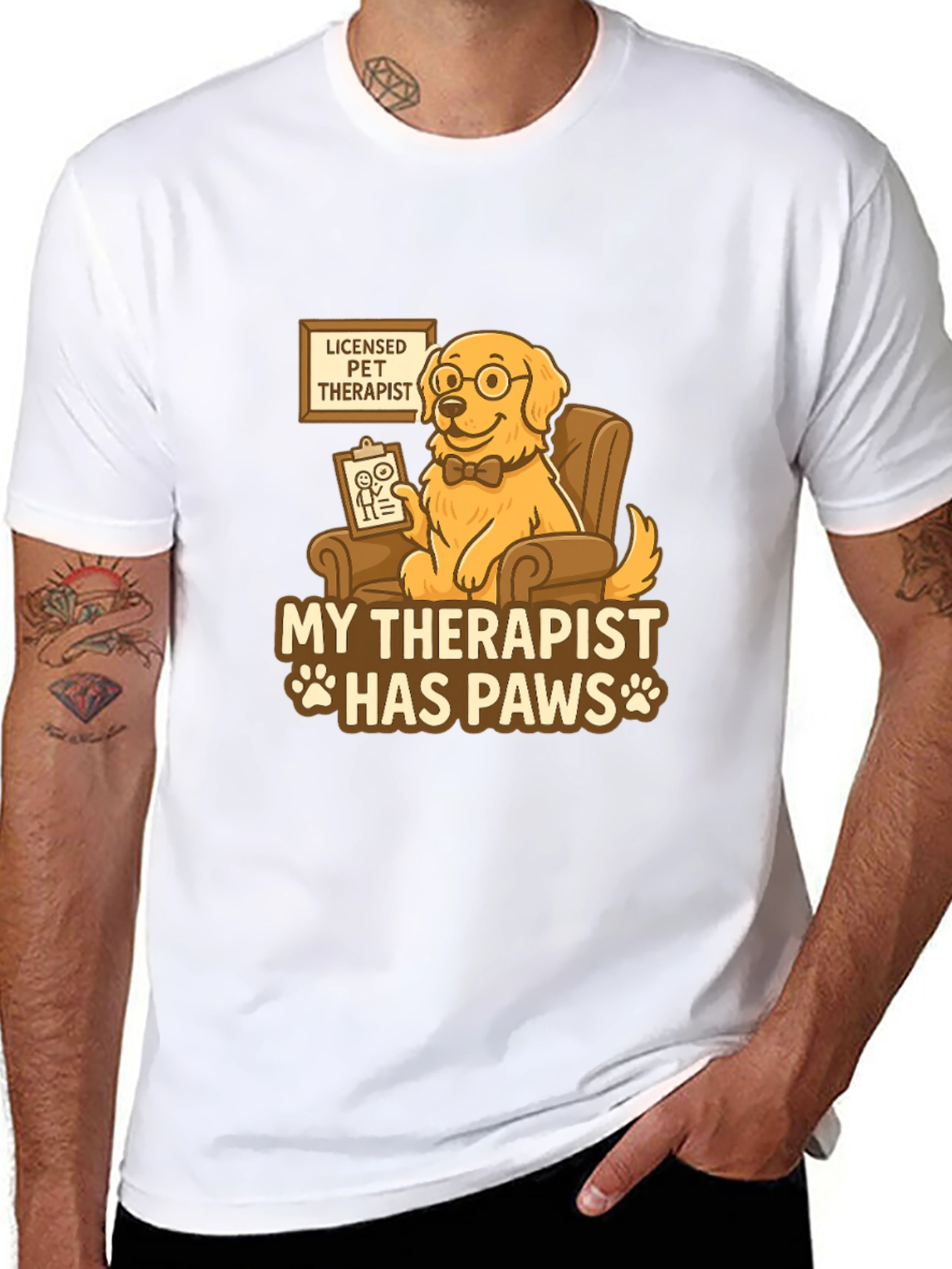 Licensed Pet Therapist Dog T-Shirt